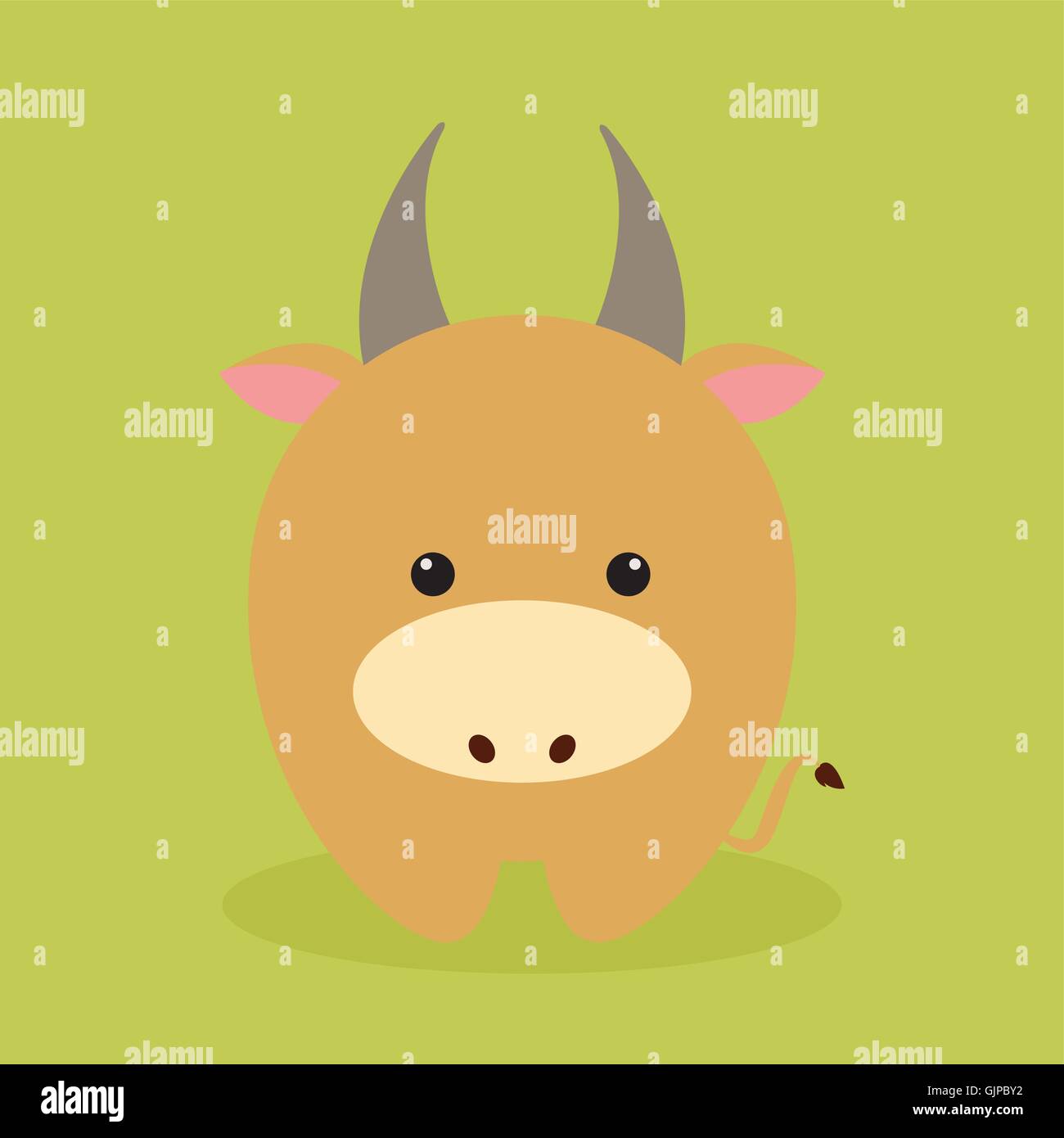 Cute Cartoon Cow Stock Vector Image And Art Alamy 5540