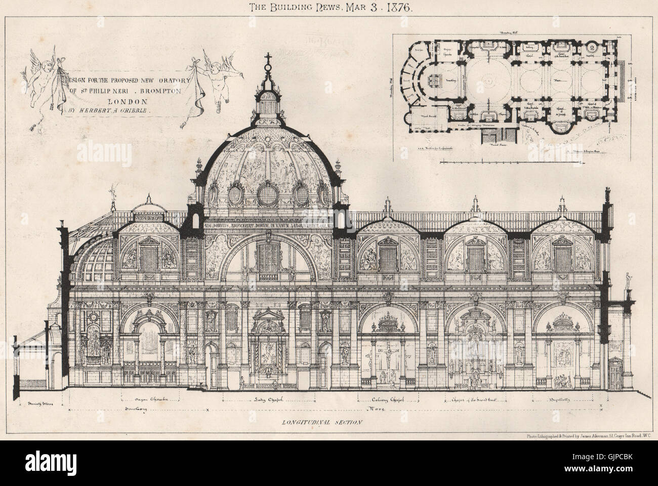 The Oratory of St. Philip Neri, Brompton, London; Herbert A. Gribble