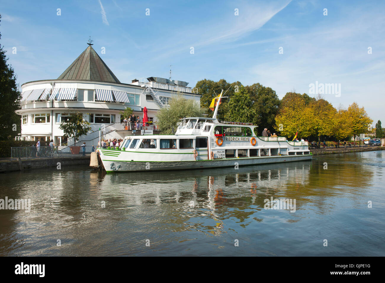 Deutschland, Nordrhein-Westfalen, Mühlheim an der Ruhr, Wasserbahnhof ...