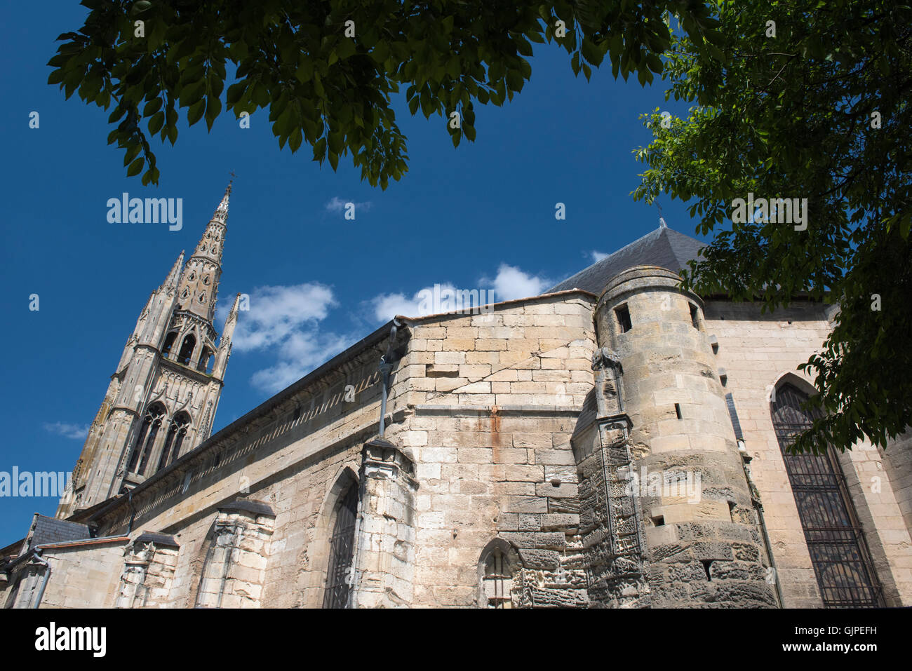 Saint Jean-Baptiste church, Libourne, Gironde, France Stock Photo