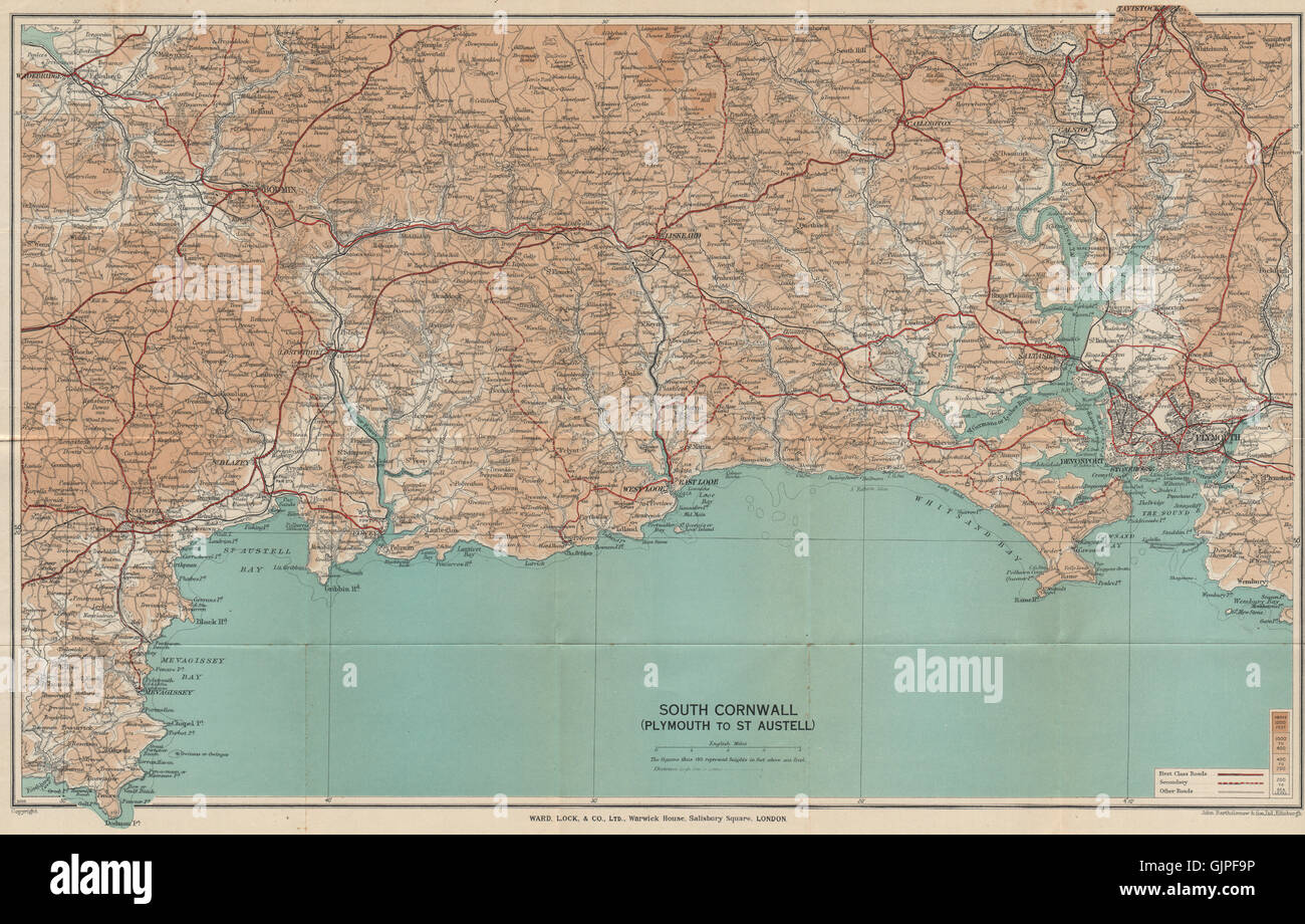SOUTH CORNWALL COAST/TAMAR Plymouth Fowey Looe Mevagissey St Austell