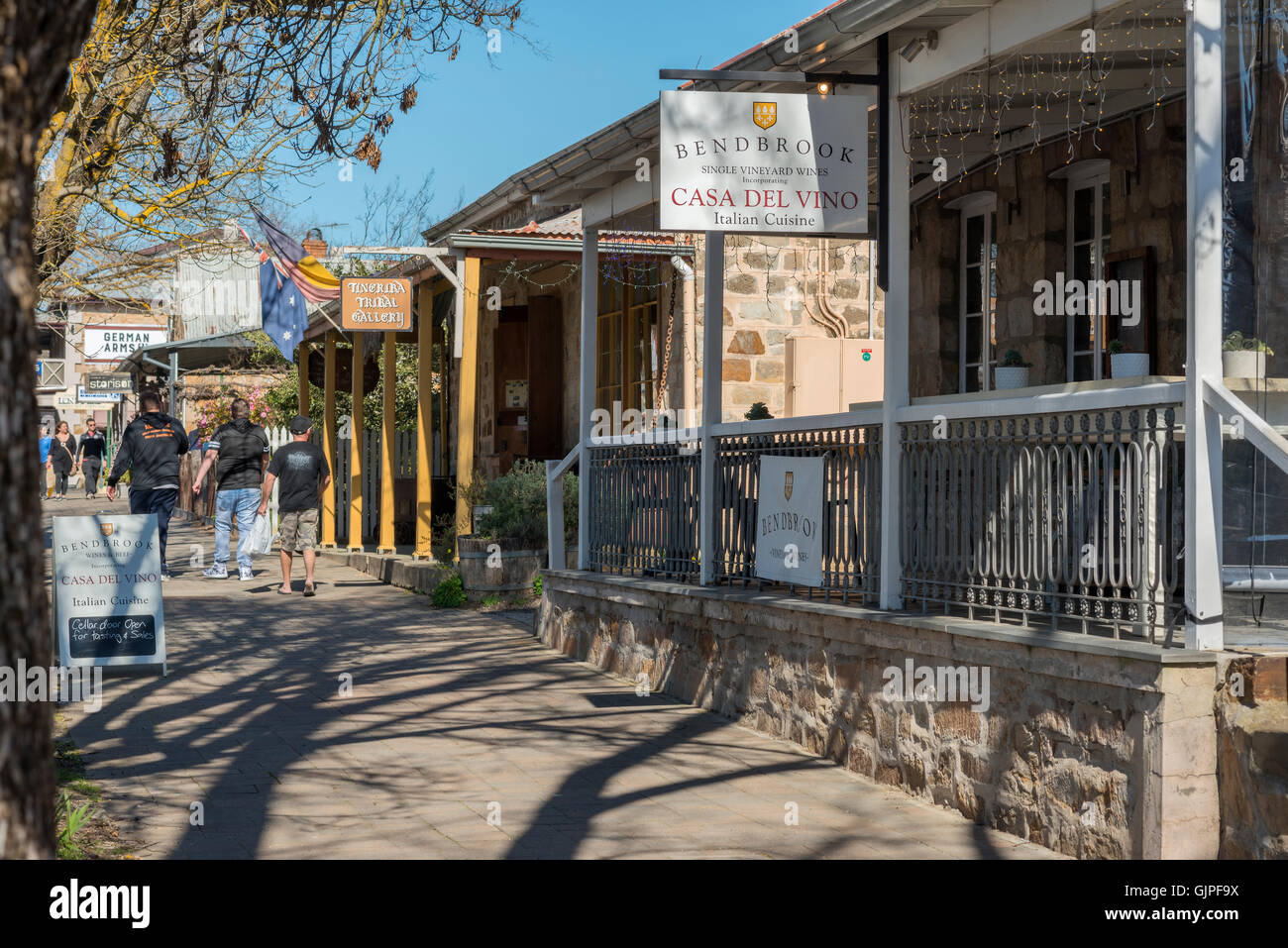 Hahndorf, in South Australia's picturesque Adelaide Hills. Stock Photo