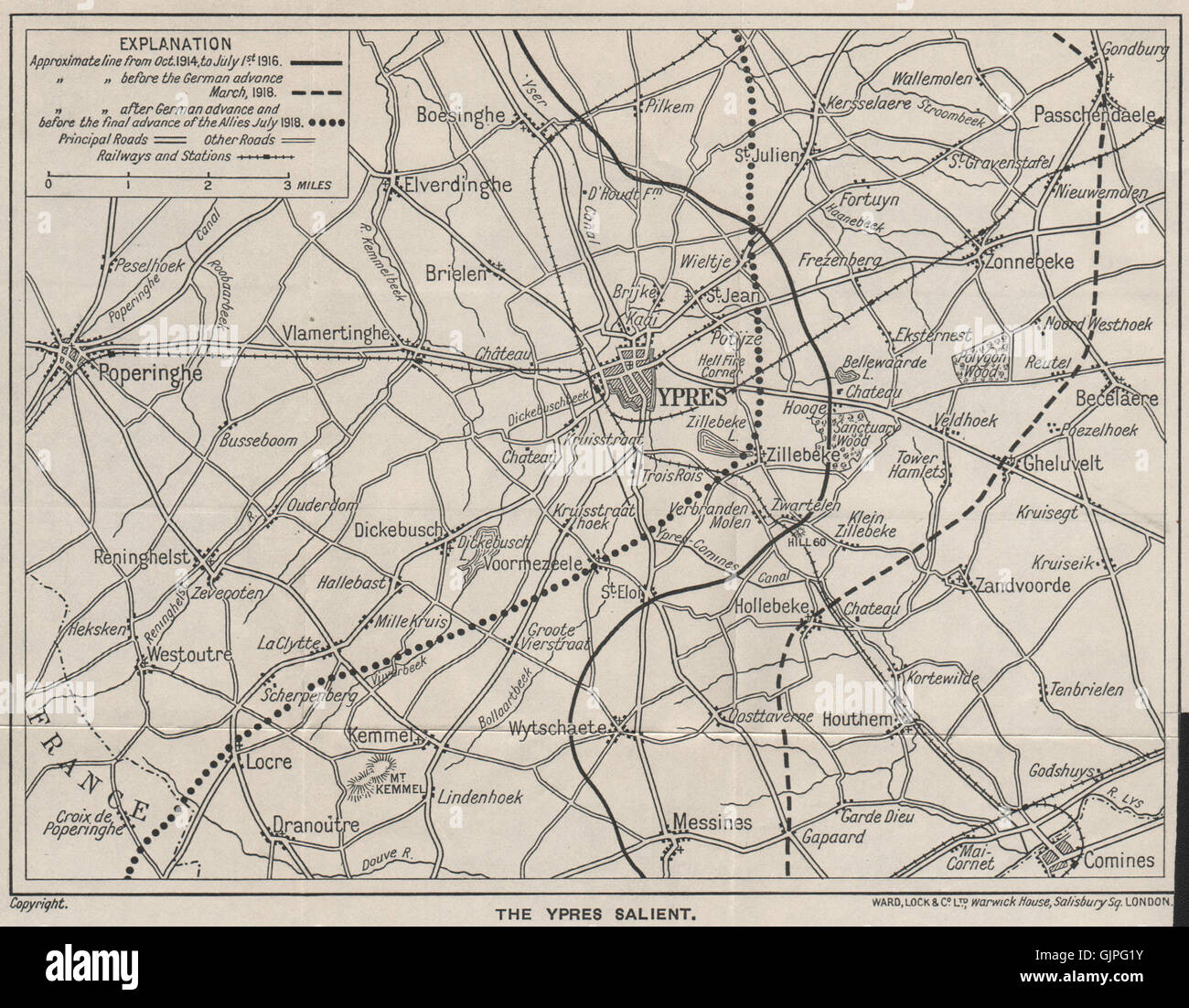 Ypres Belgium Map ypres-belgium-map