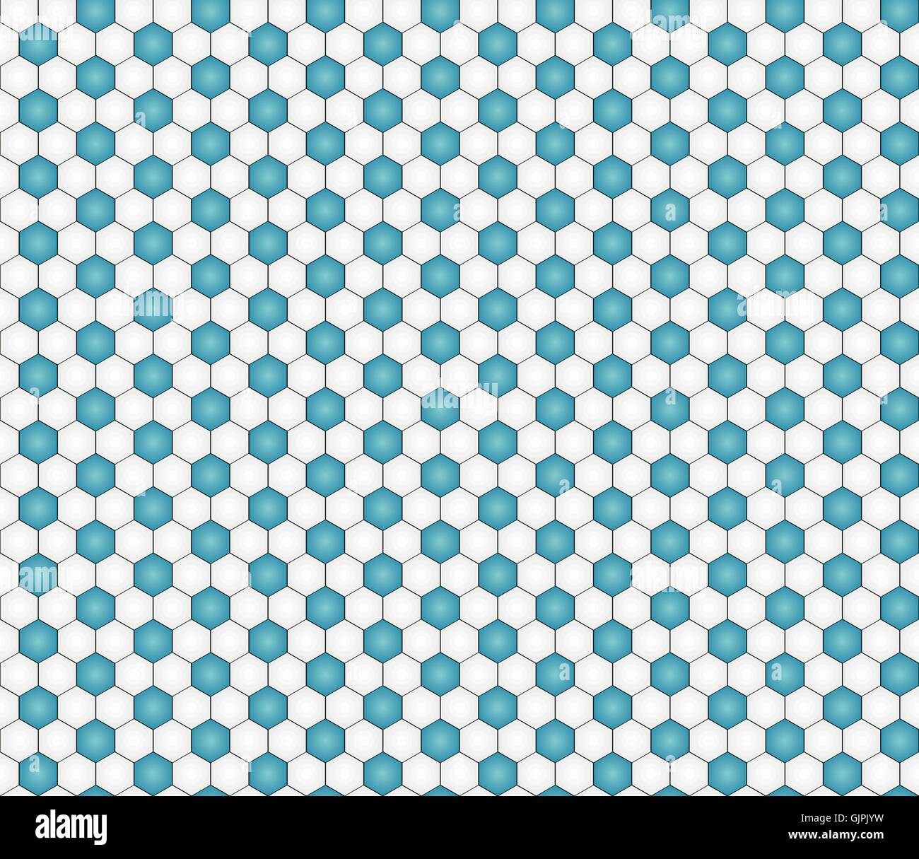 Beautiful seamless blue hexagon Stock Vector Images - Alamy