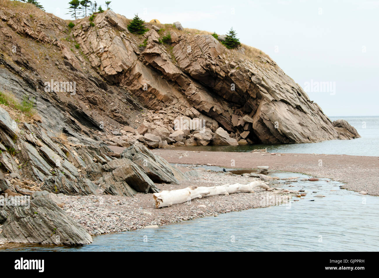 Meat Cove in Cape Breton - Nova Scotia - Canada Stock Photo