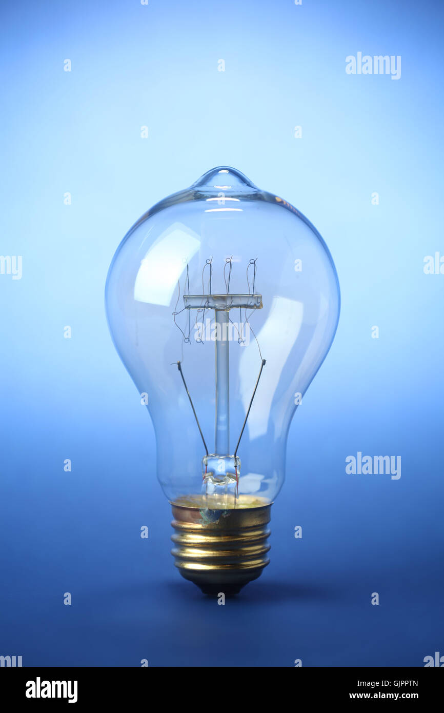 Vintage light bulb Stock Photo