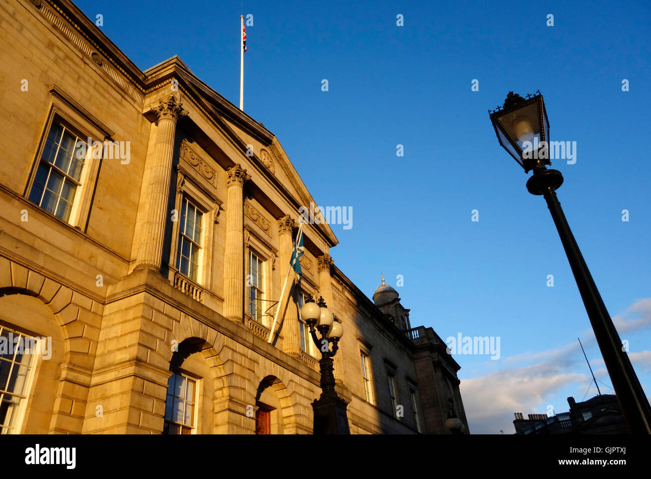 General Register House on Princes Street, part of the National Records of Scotland Stock Photo