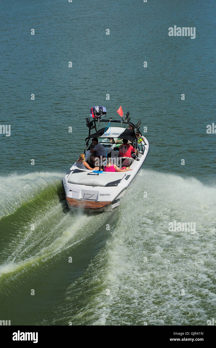 Recreational boating Stock Photo