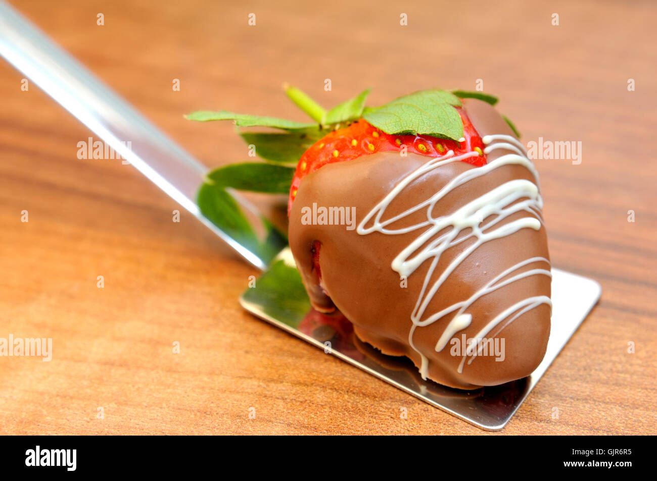 fruit strawberry glaze Stock Photo