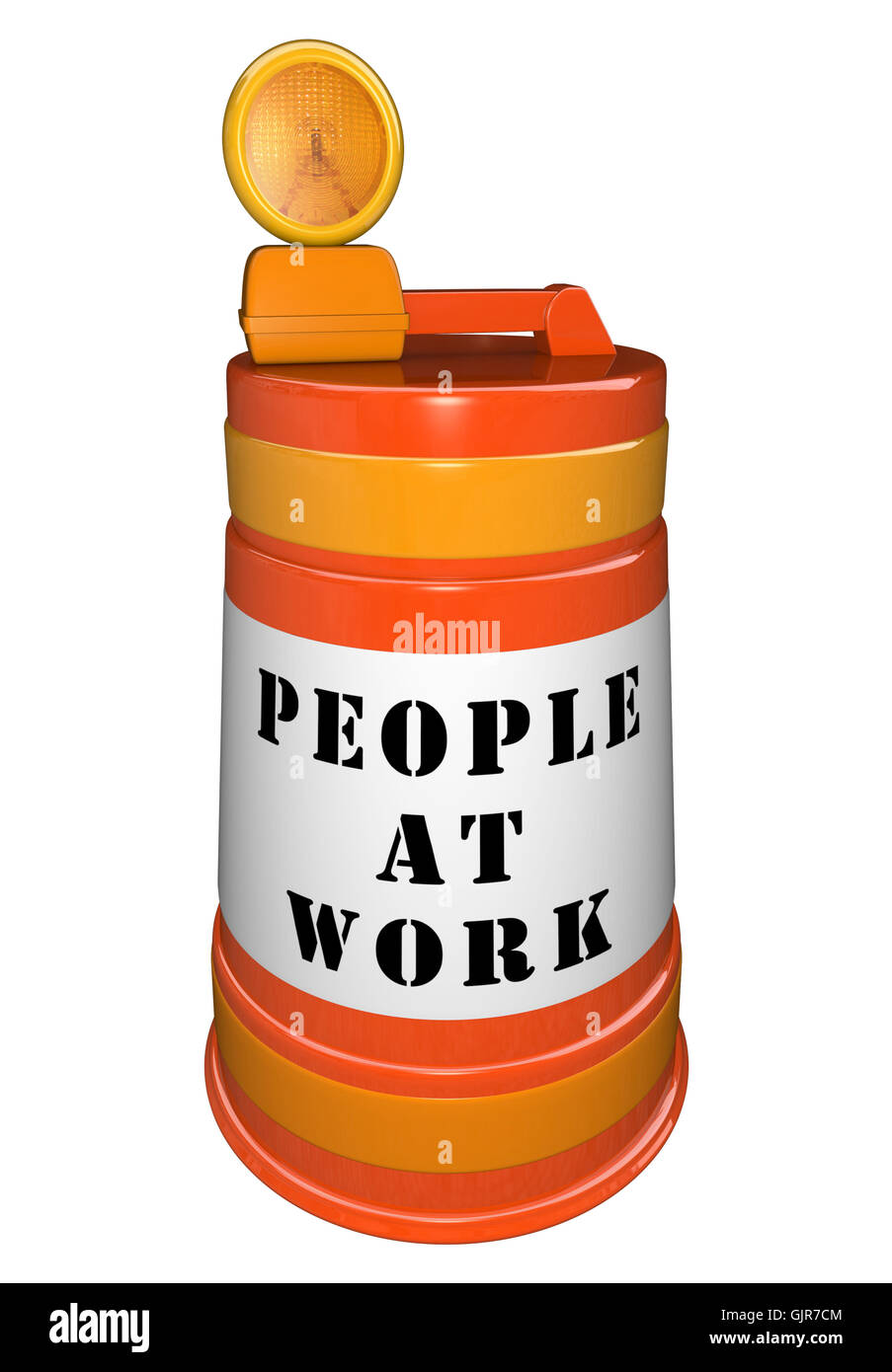 Traffic barrel orange hi-res stock photography and images - Alamy