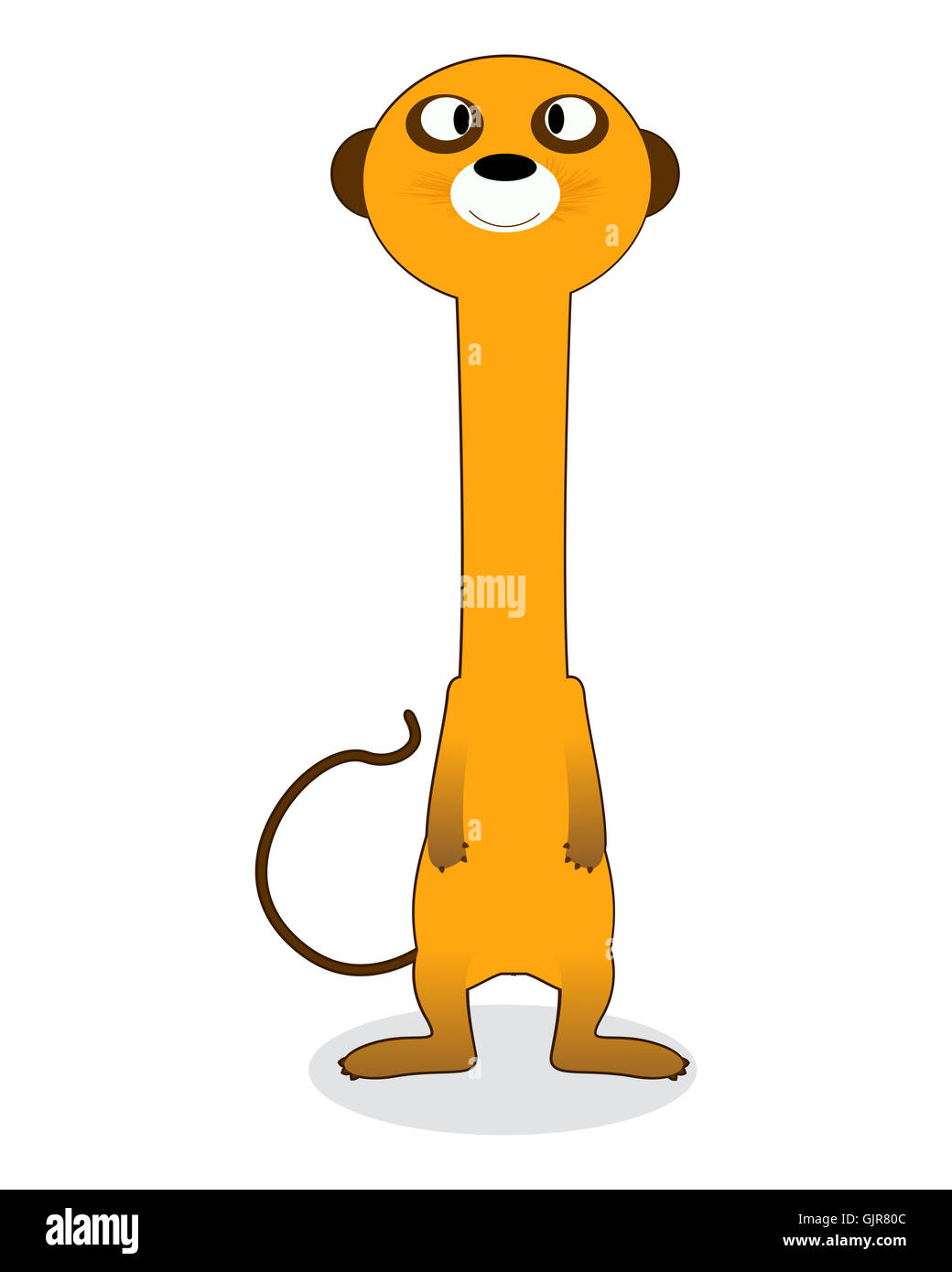 Clip art meerkat Stock Photo