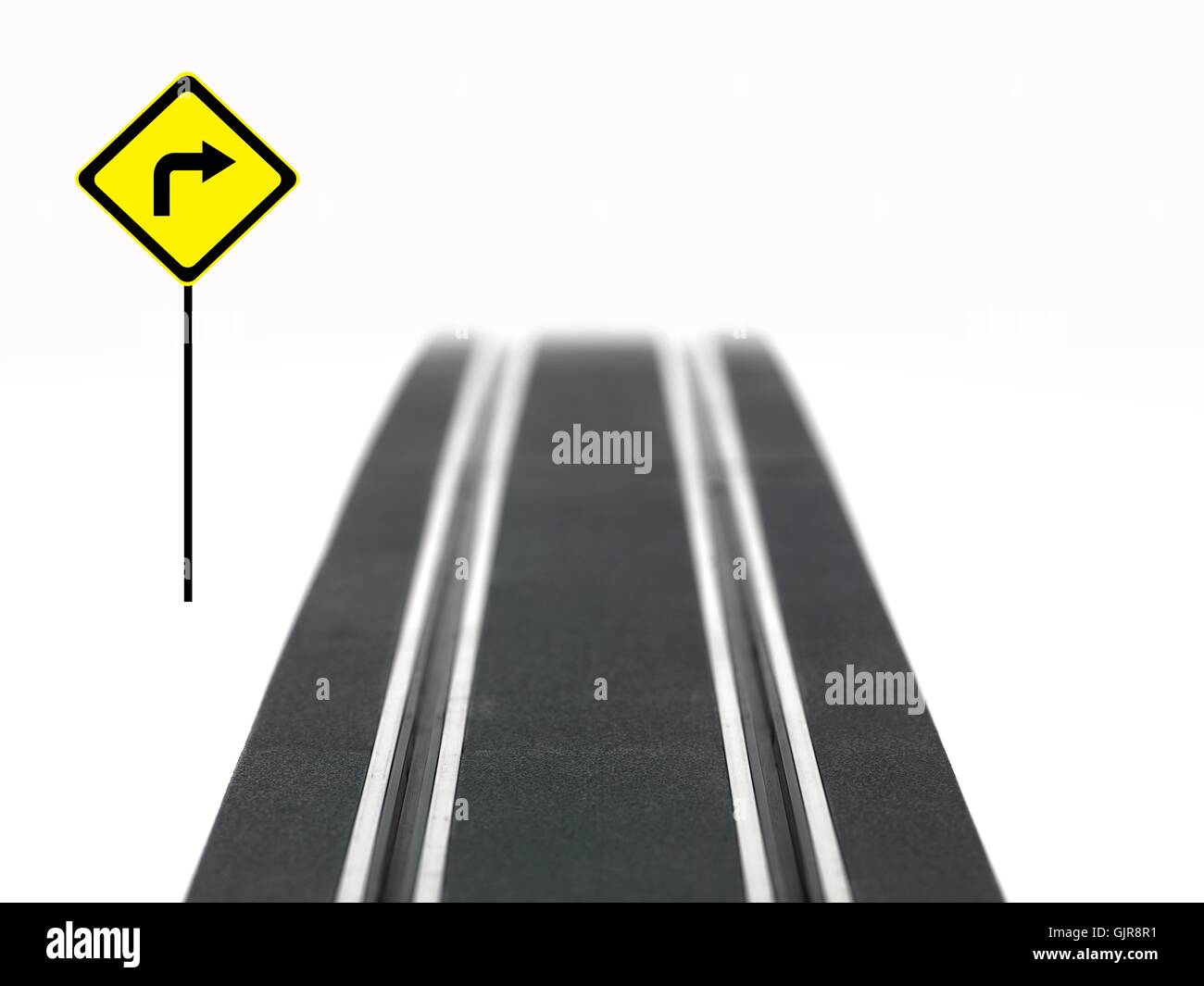 Slot Car Track Stock Photo Alamy