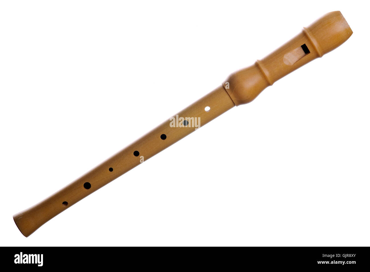 computer Guarantee Robe Recorder (block flute) isolated on white background Stock Photo - Alamy