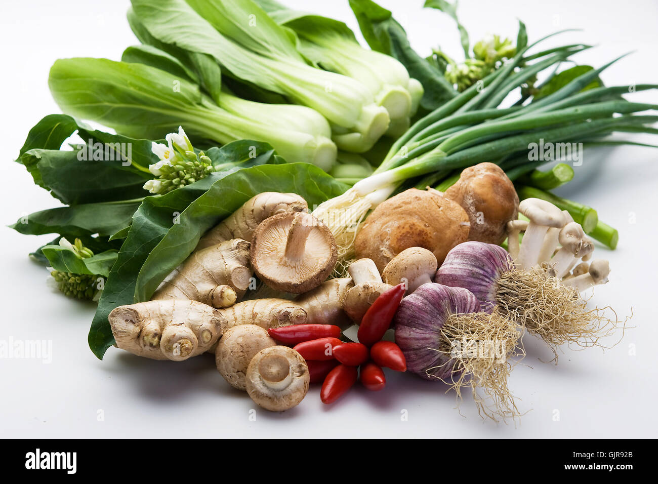 asian ingredients vegetables Stock Photo Alamy