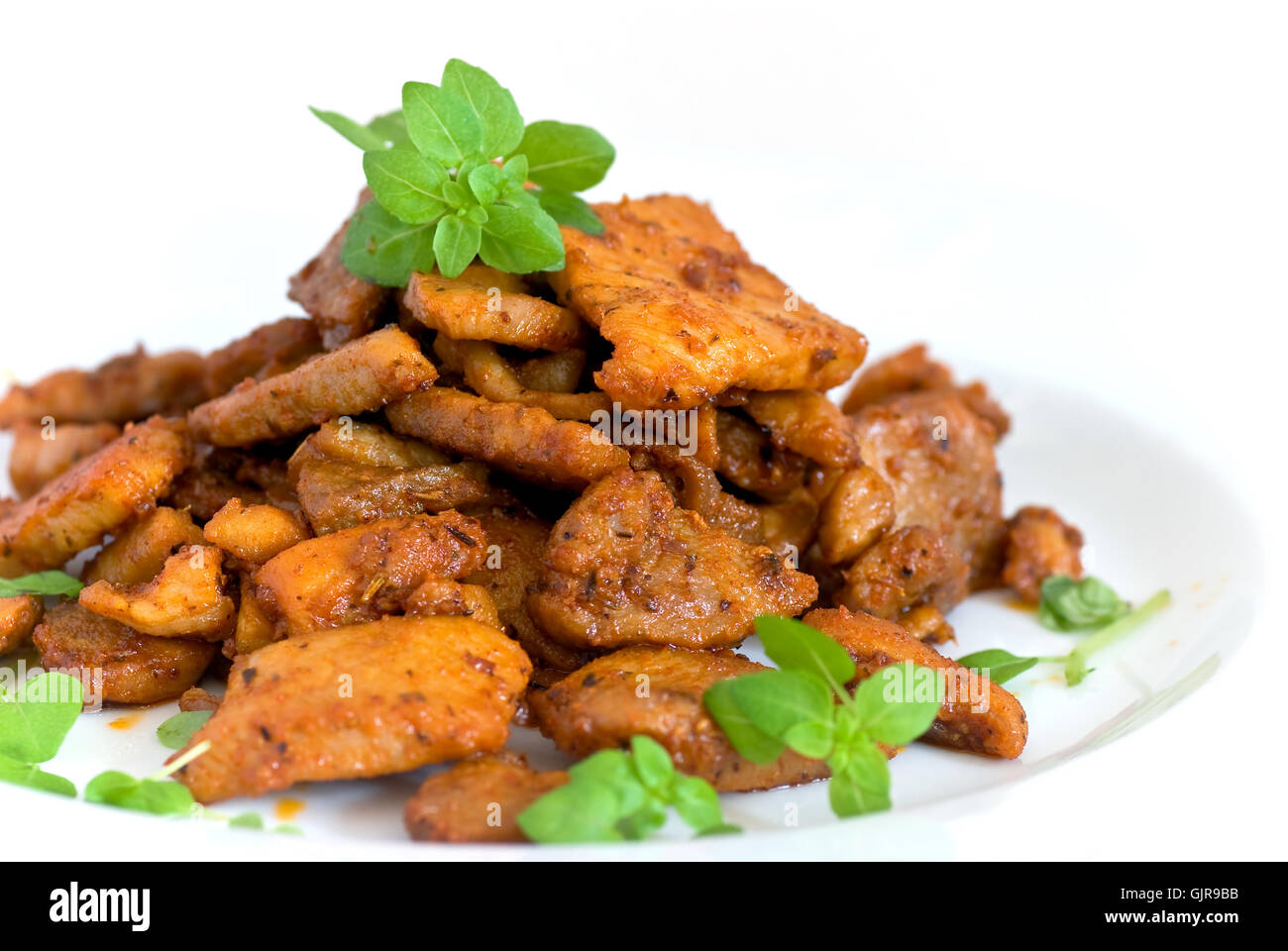 greek thyme herbs Stock Photo Alamy