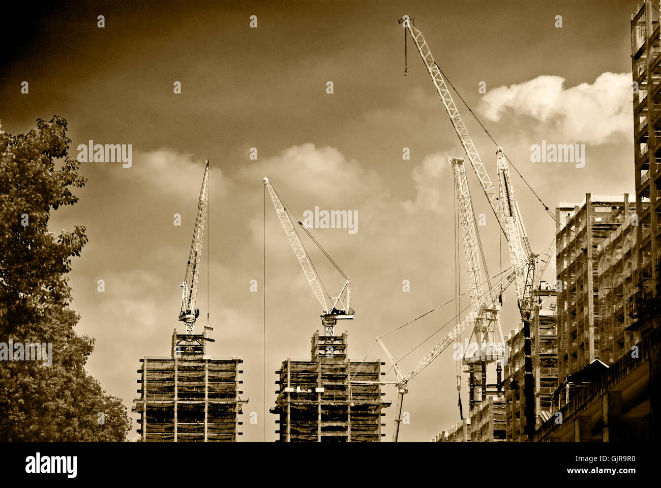 City under construction Stock Photo - Alamy