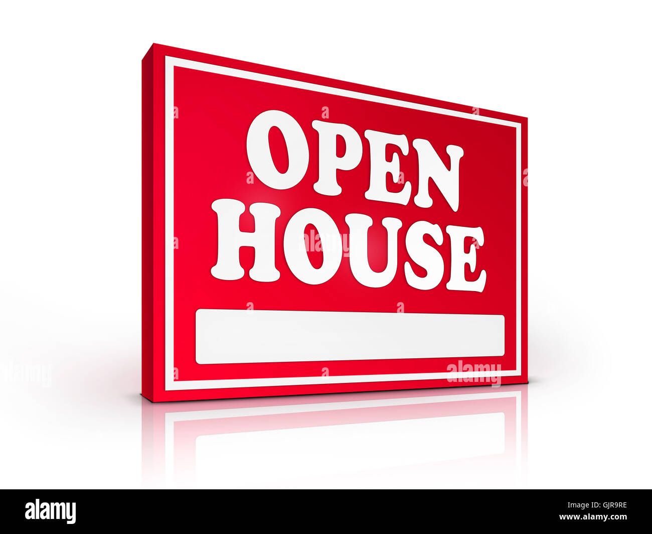 Real Estate Sign ∩┐╜ Open House Stock Photo