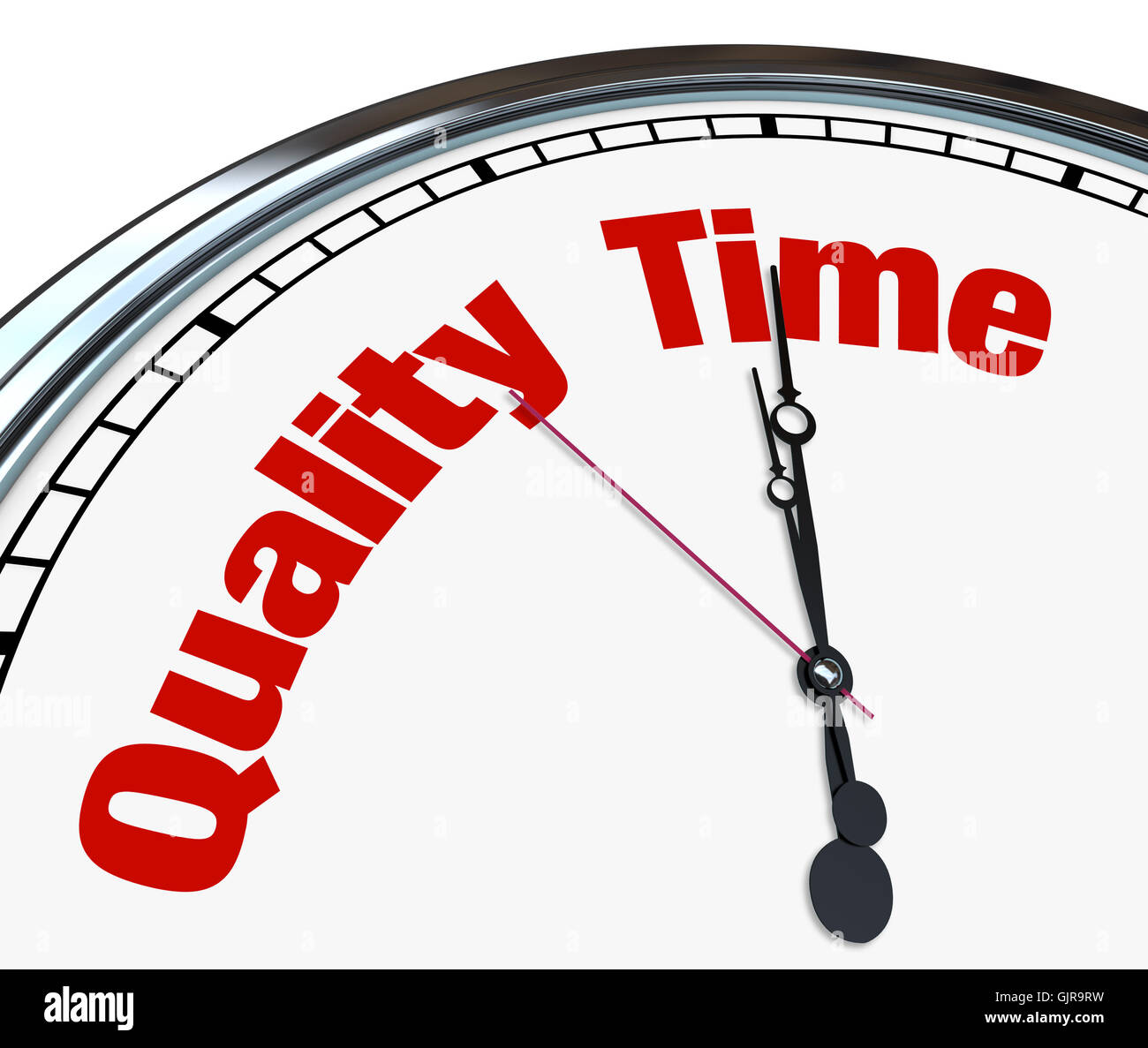 Quality Time Clock Measuring Moments with Loved Ones Stock Photo Alamy