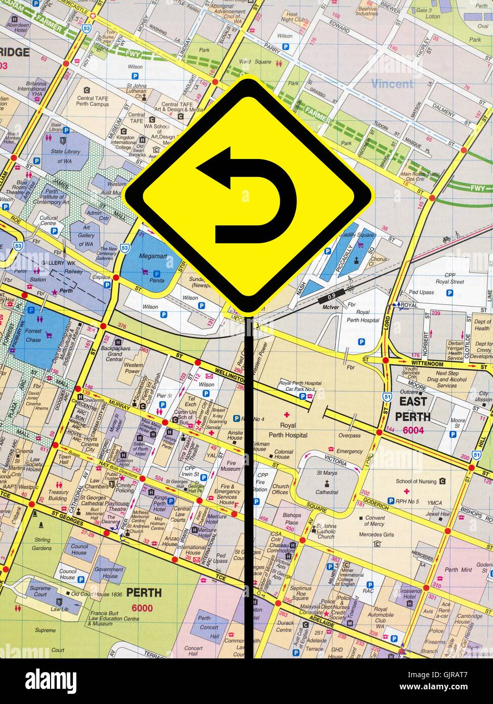 Minneapolis town city map hi-res stock photography and images - Alamy