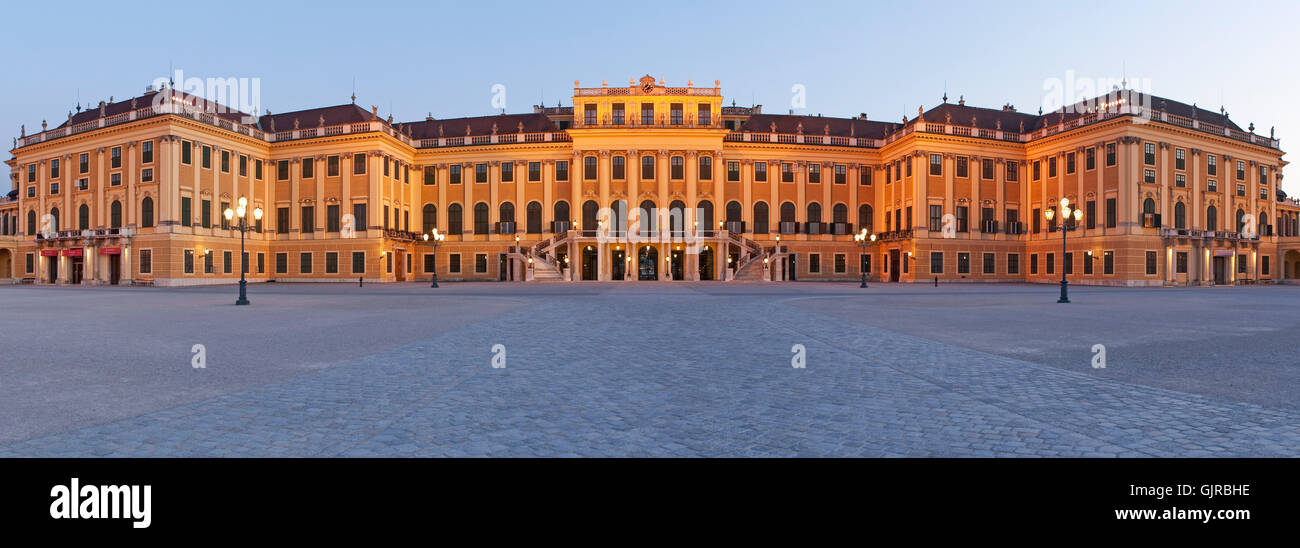 night photograph vienna sight Stock Photo