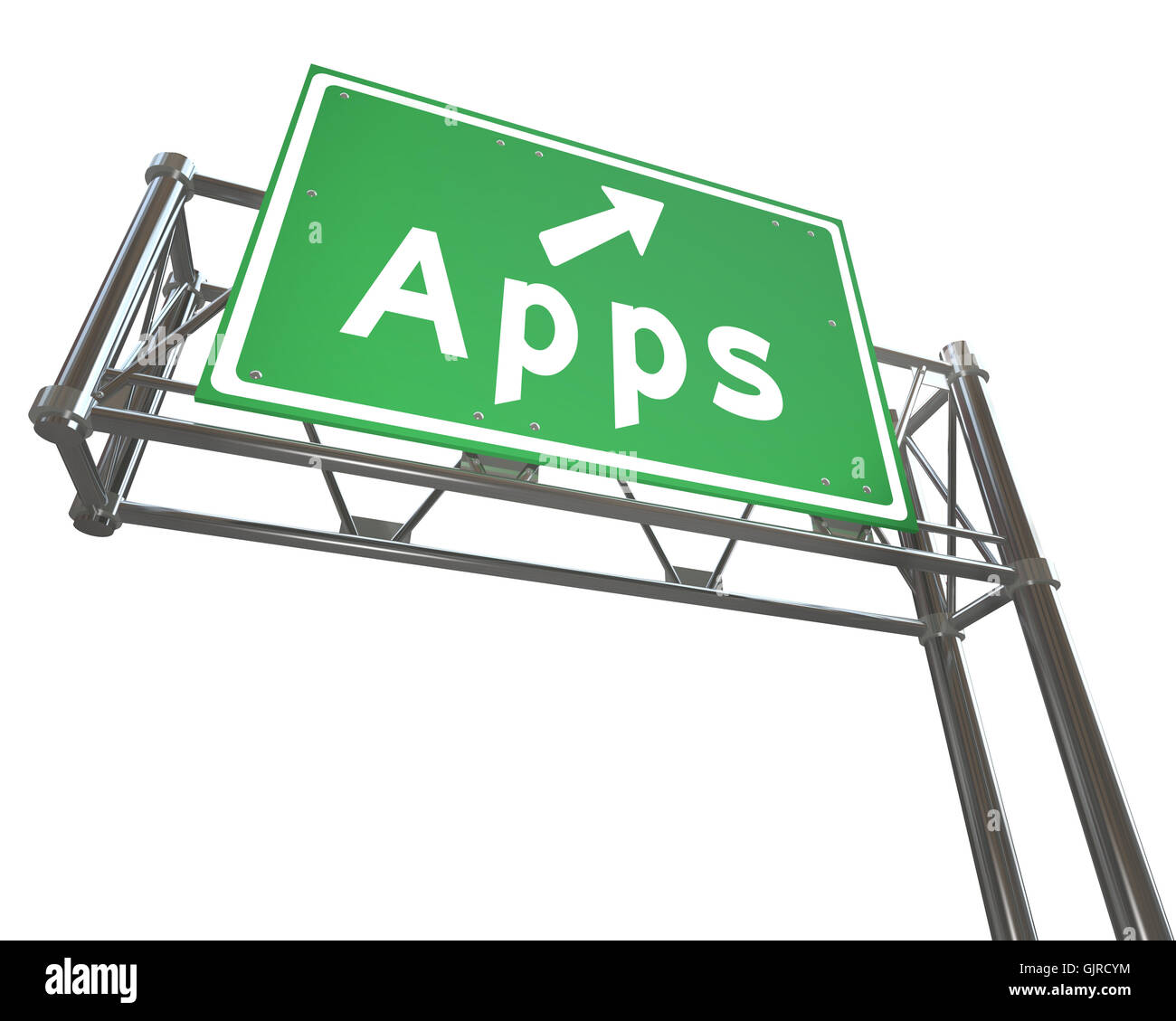 apps-word-on-freeway-sign-application-store-stock-photo-alamy