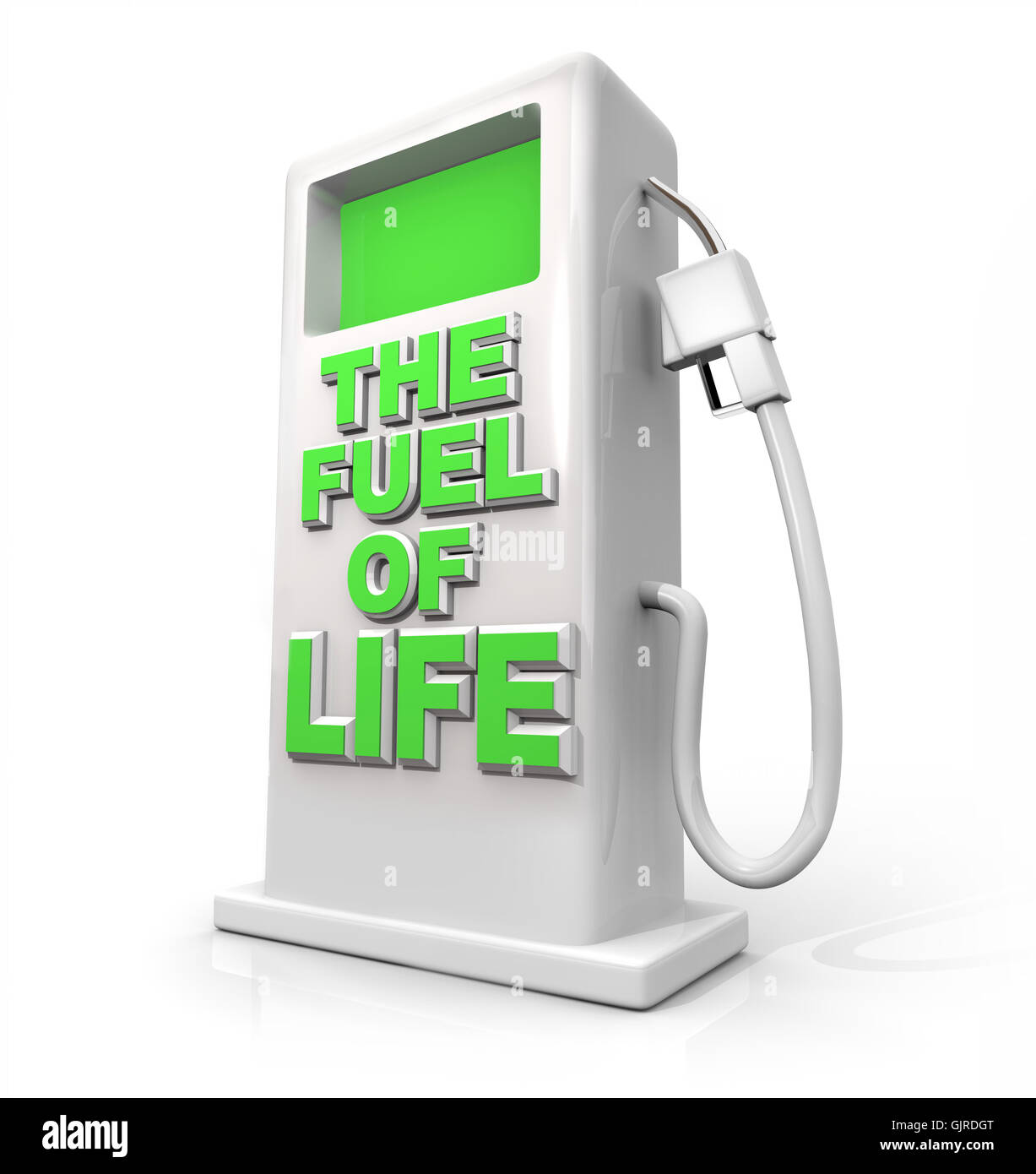 The Fuel of Life - Gasoline Pump for Refueling Stock Photo