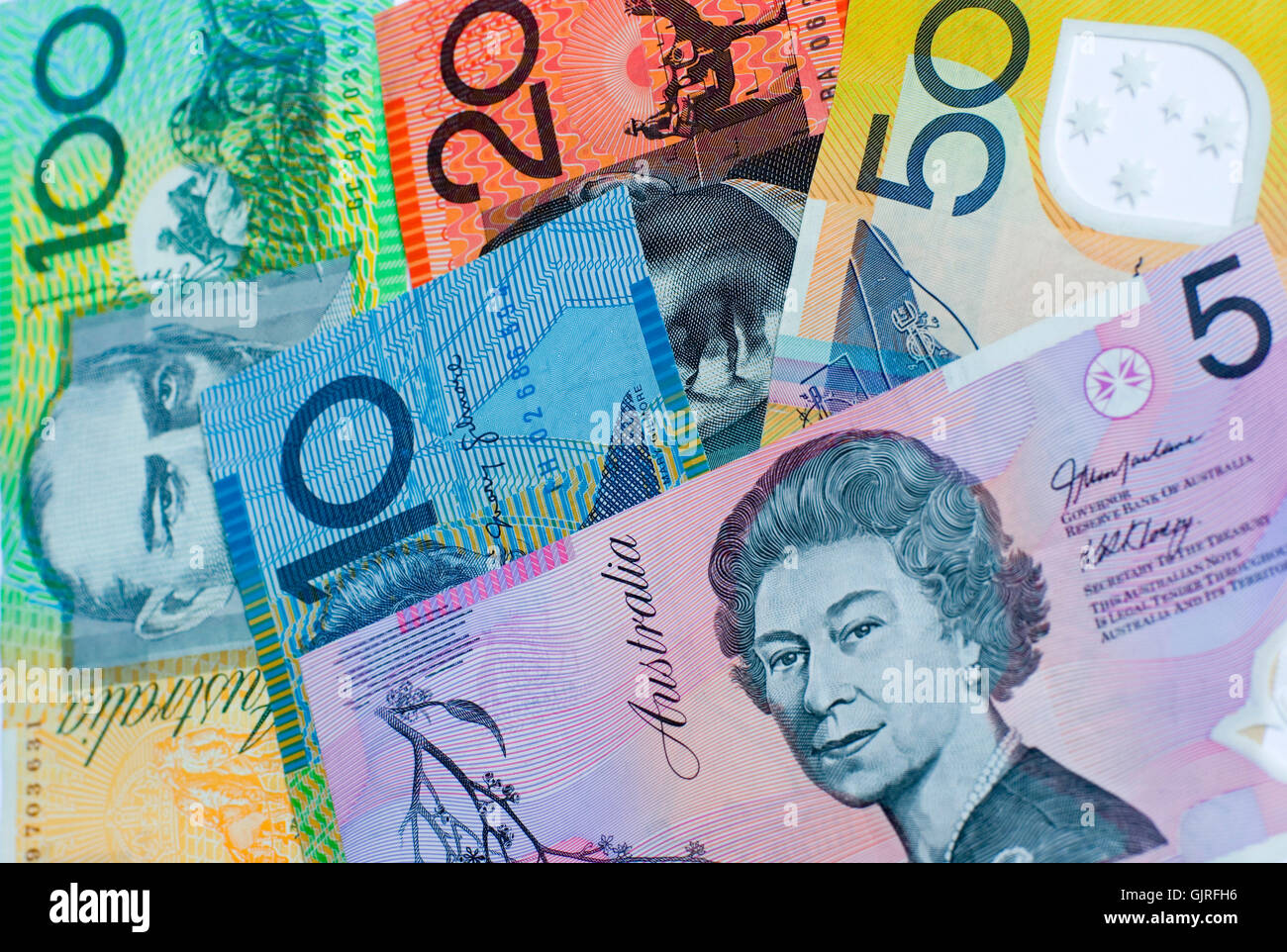 australia australian cash Stock Photo Alamy