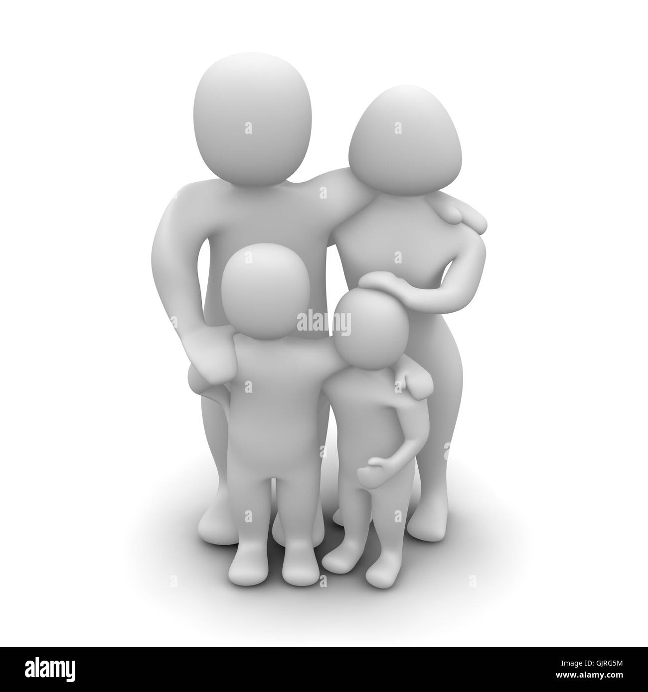 isolated son mother Stock Photo
