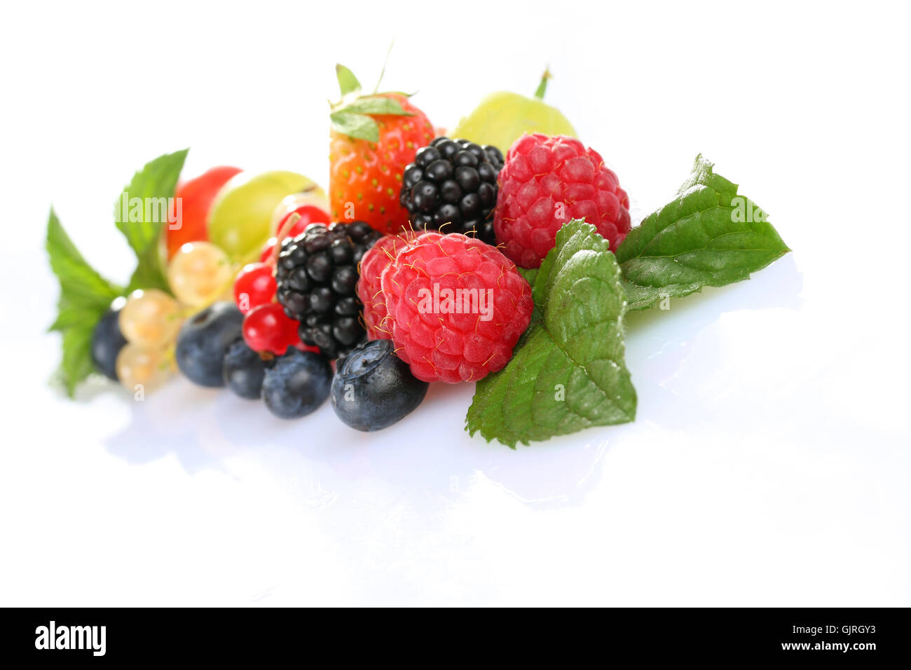 colorful berries,fresh berries Stock Photo