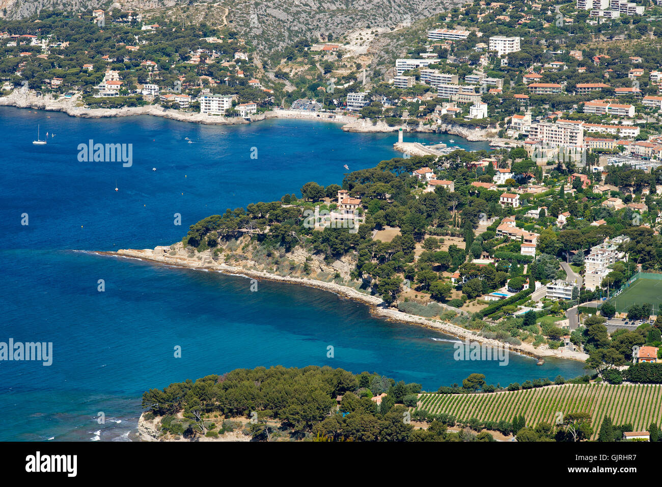 cassis holiday in southern france Stock Photo