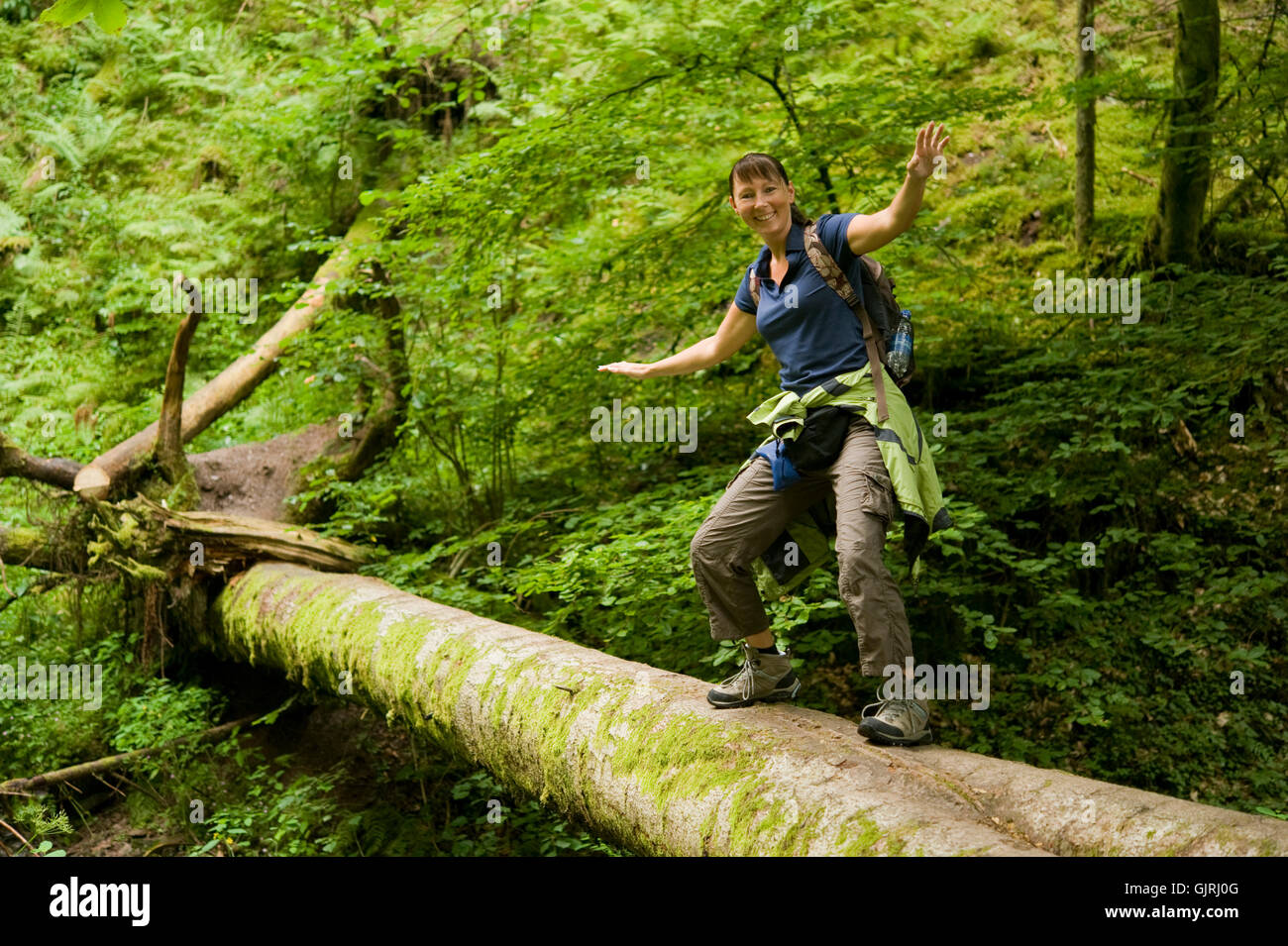 hiking - wutachschlucht - black forest Stock Photo