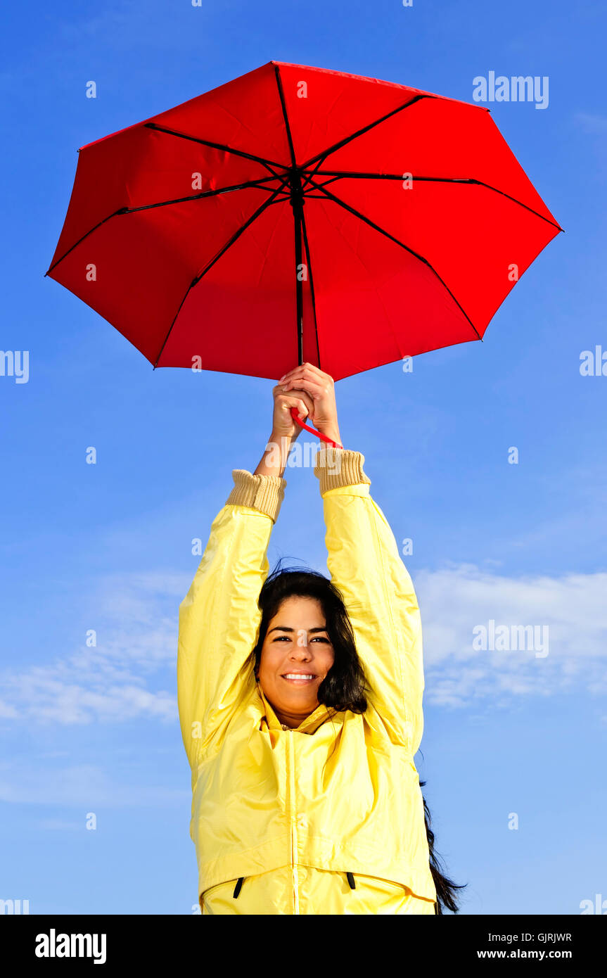Wind gust woman hi-res stock photography and images - Alamy