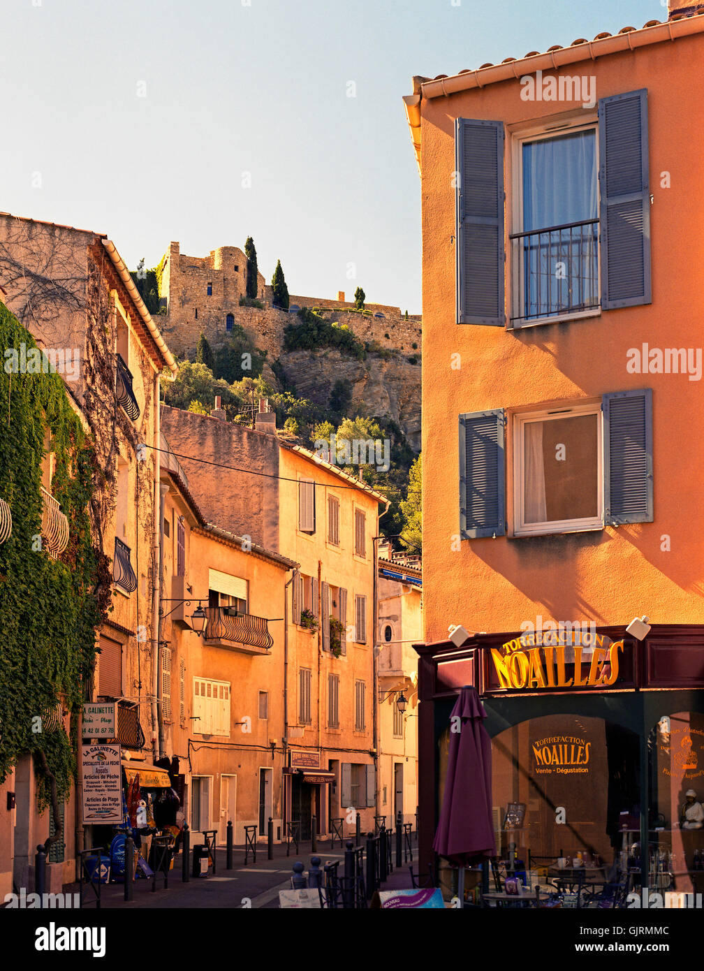 vacation in cassis in southern france Stock Photo