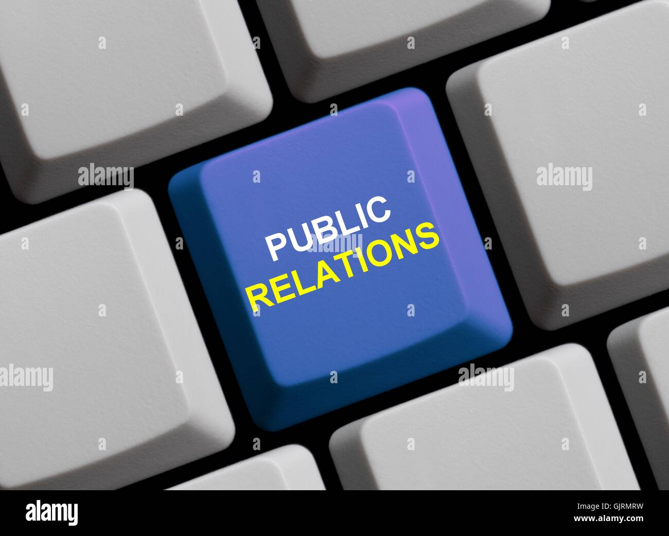 agency public relations internet Stock Photo