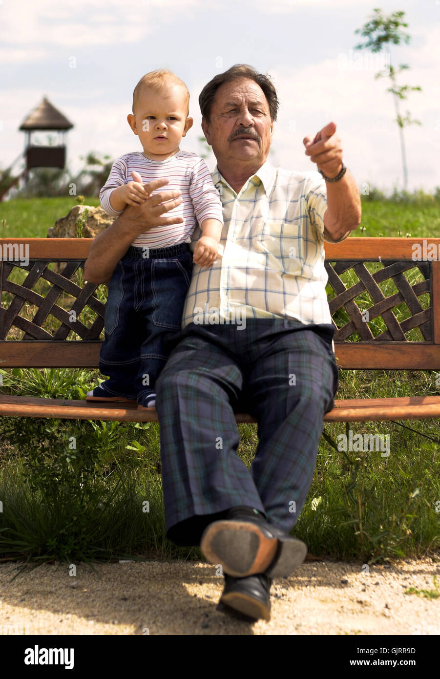 grandpa grandfather life Stock Photo - Alamy