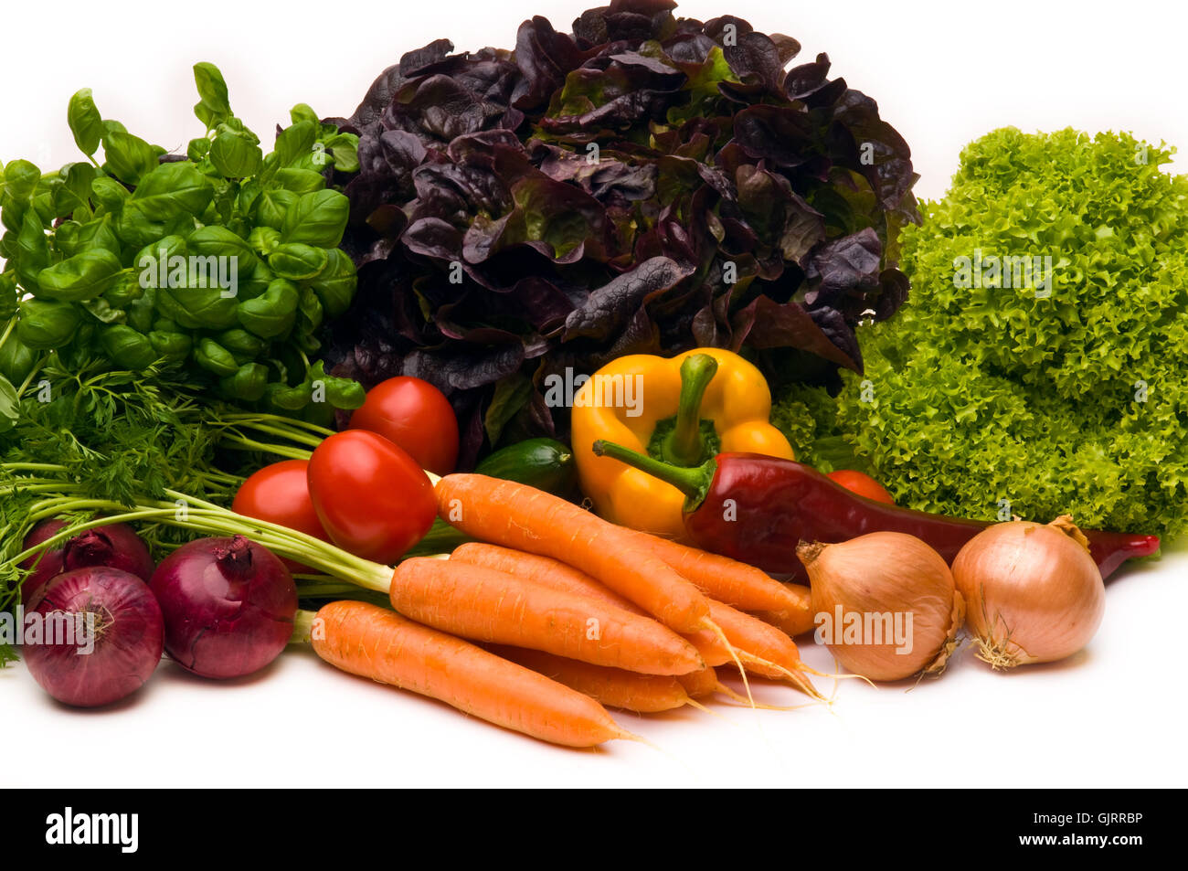 mixed vegetables Stock Photo
