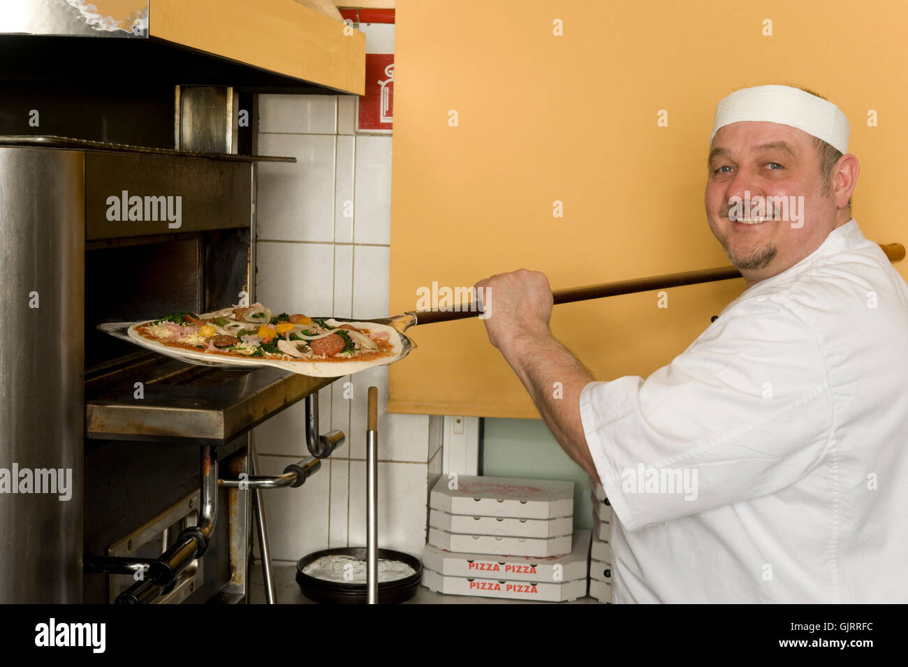 food aliment pizza Stock Photo