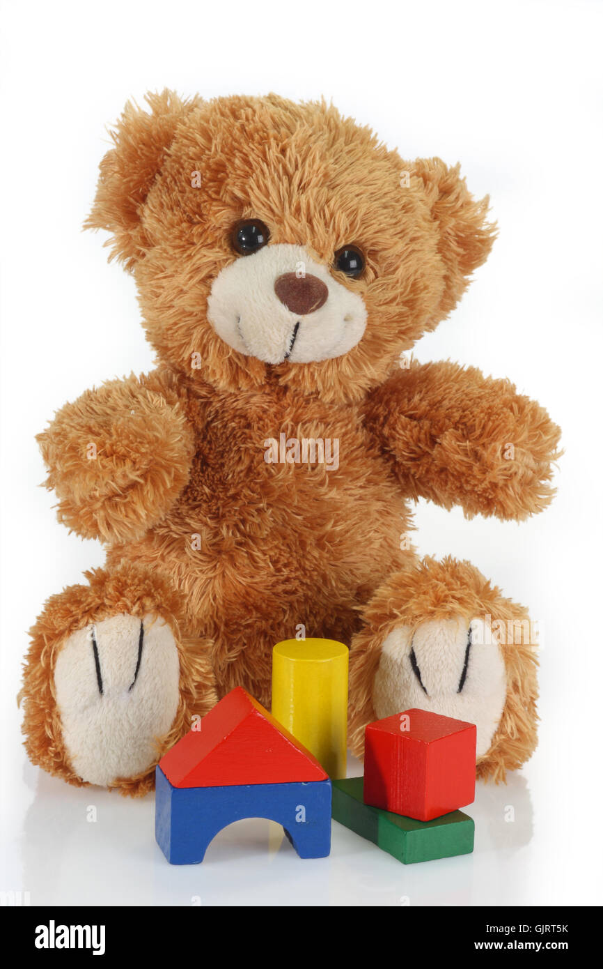 pet toy teddy Stock Photo
