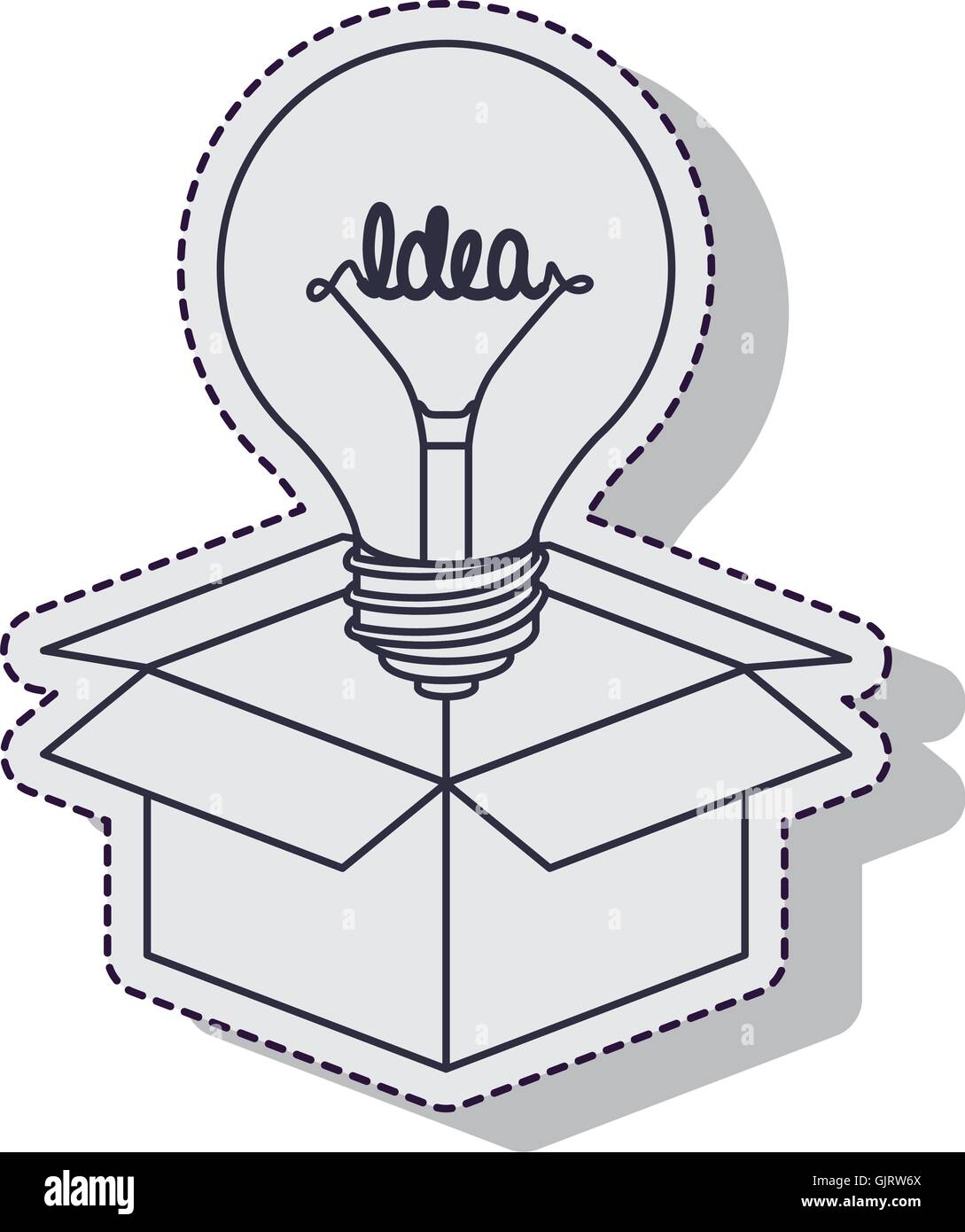 bulb light isolated icon Stock Vector Image & Art - Alamy