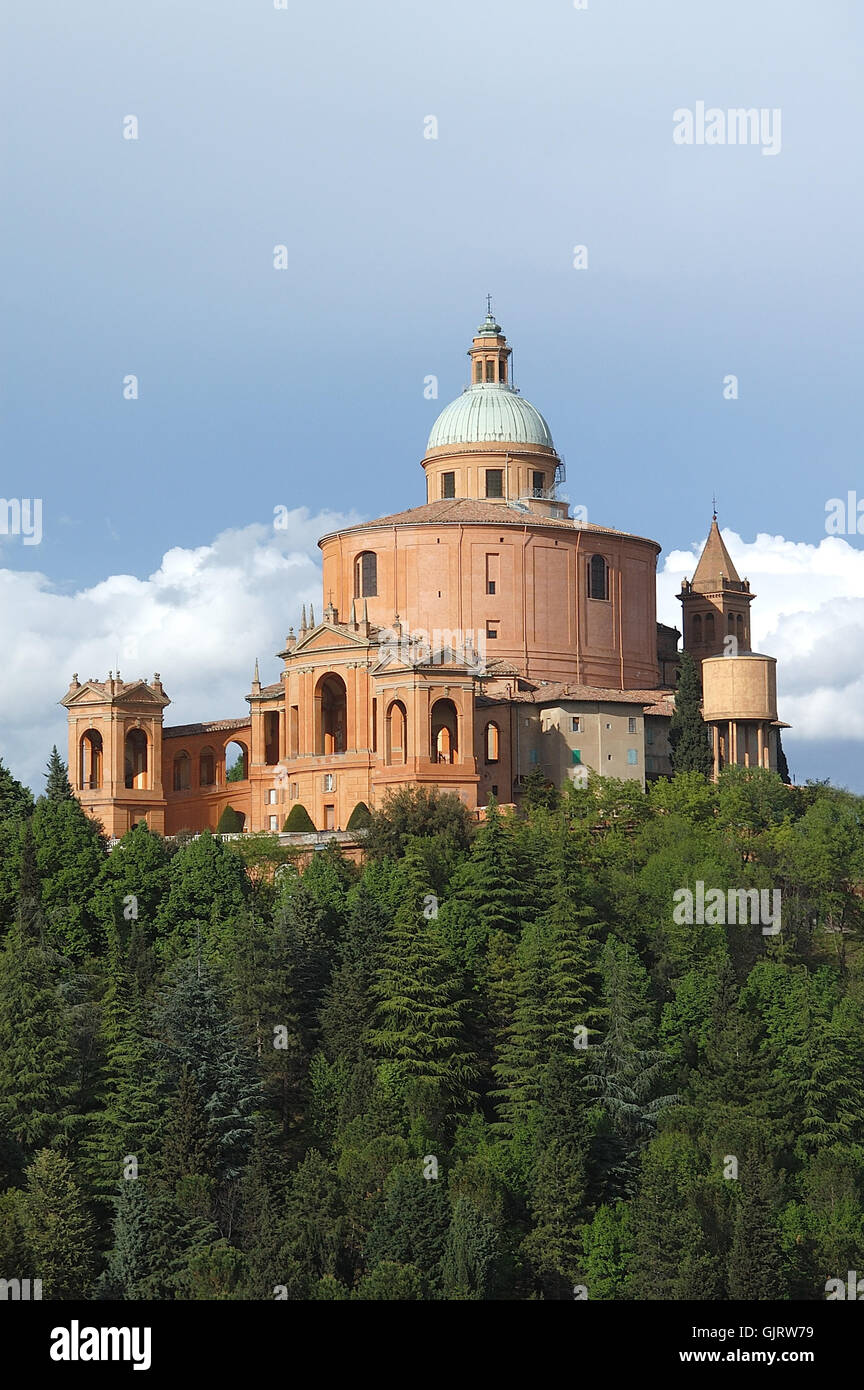 sanctuary of the madonna di san luca Stock Photo
