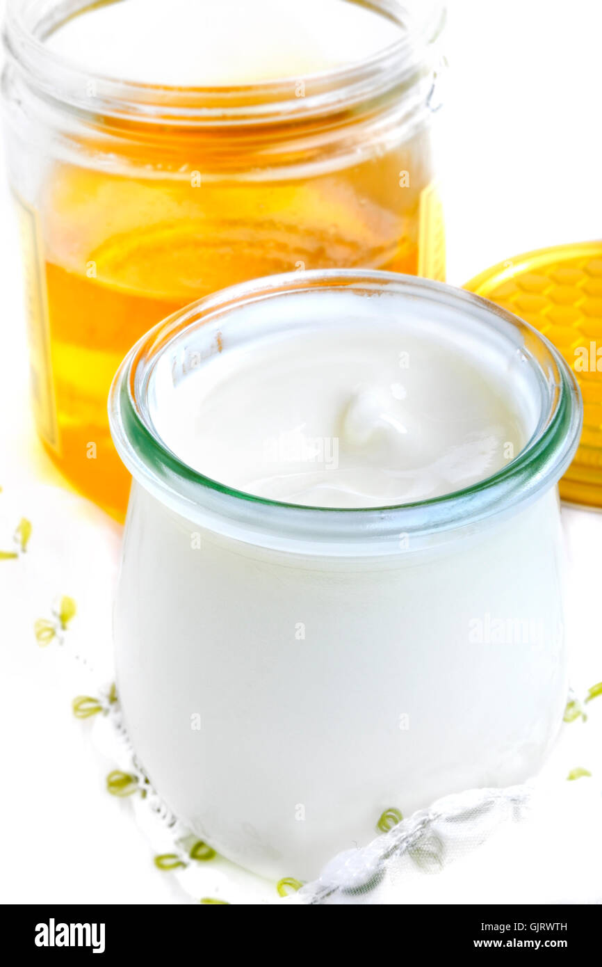 sweetly sweeten milk product Stock Photo