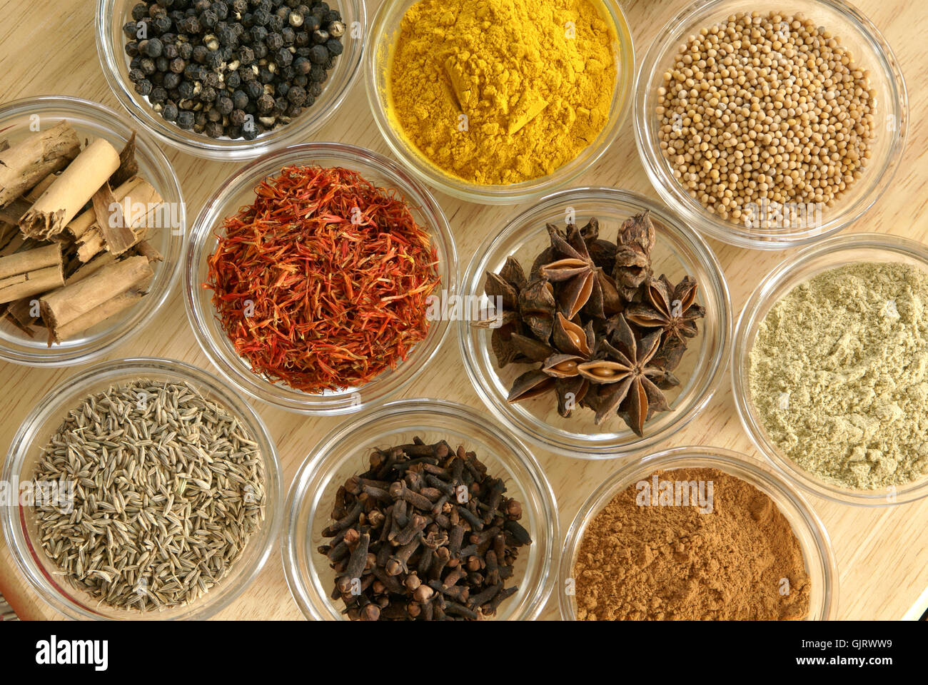 ayurvedic spices Stock Photo