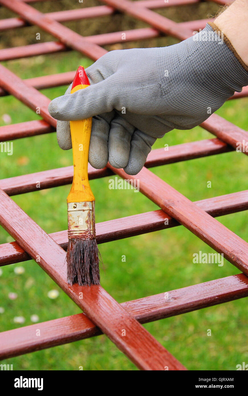tool wood cancel Stock Photo