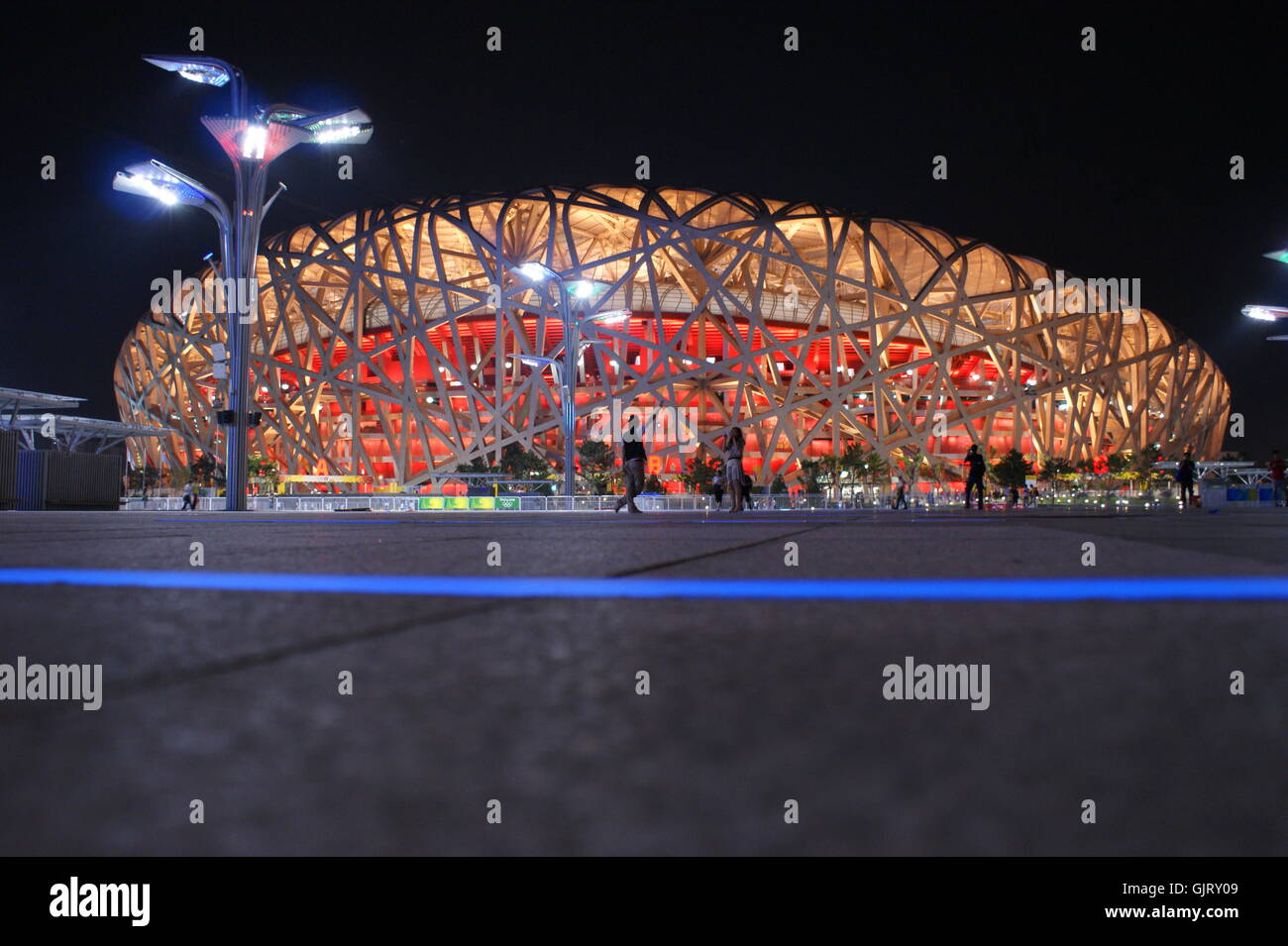 stadium beijing olympics Stock Photo