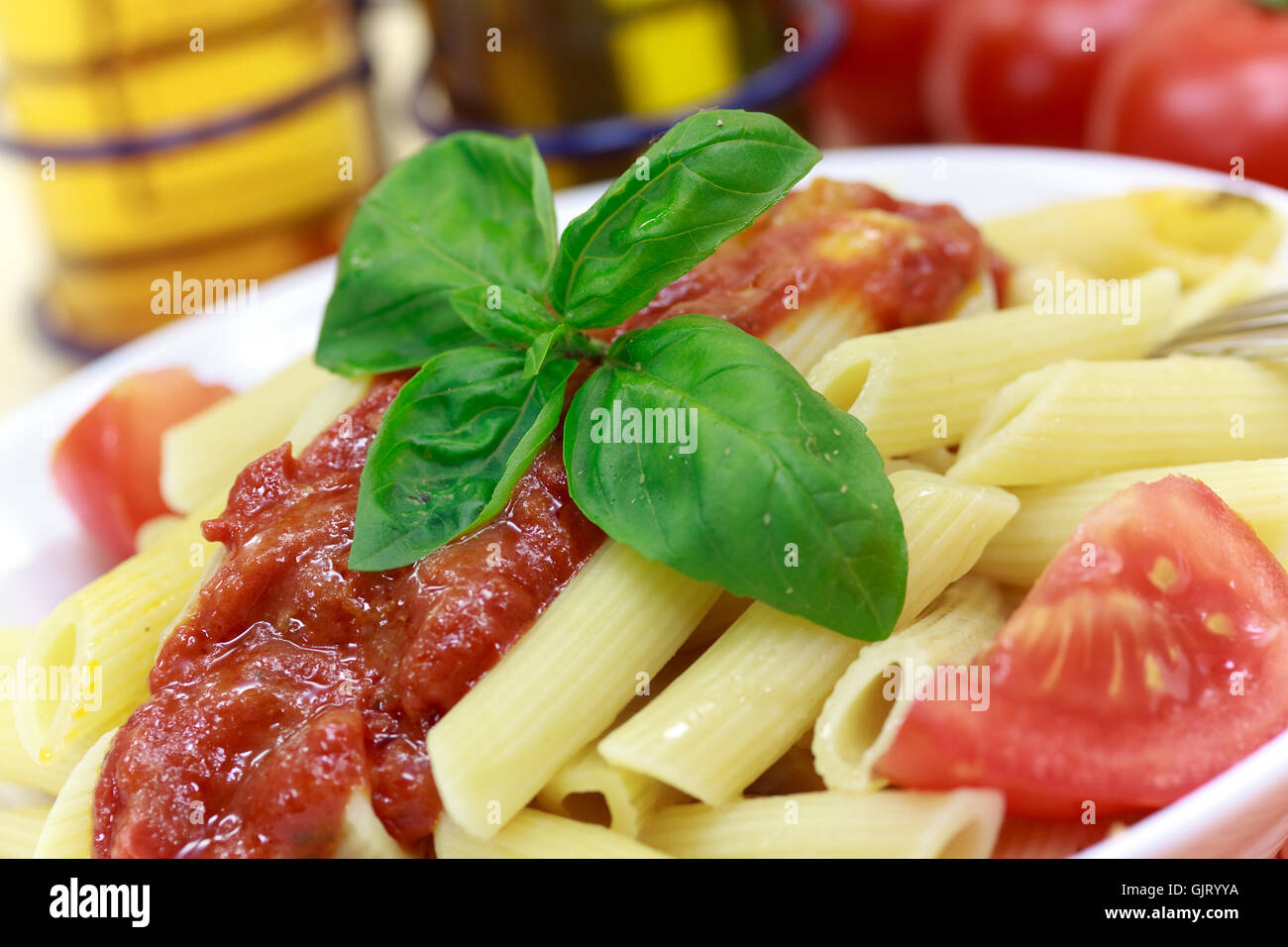 dough sauce noodles Stock Photo - Alamy