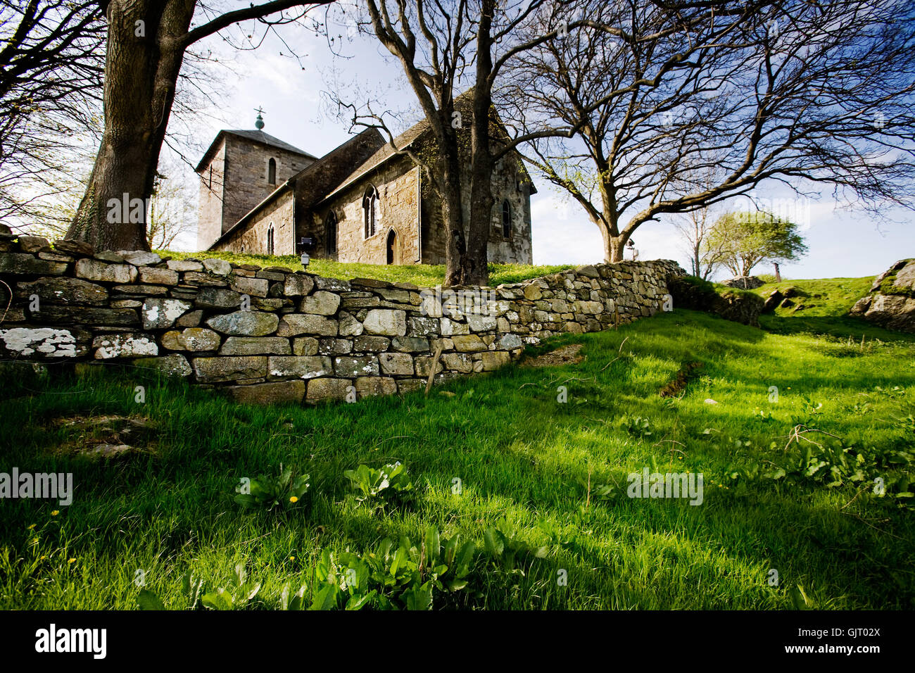 church hill stone Stock Photo