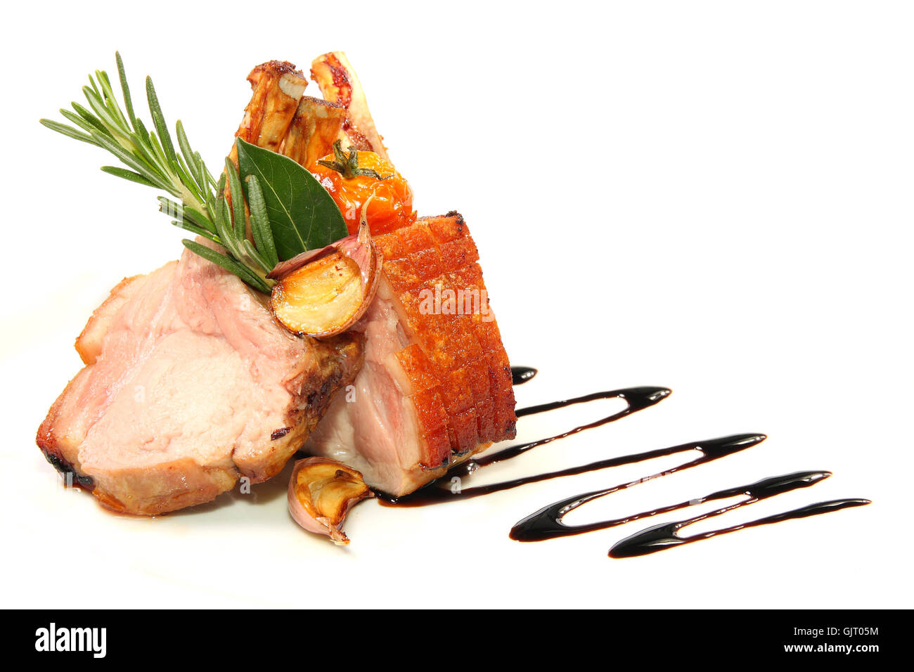 food aliment sucking-pig Stock Photo