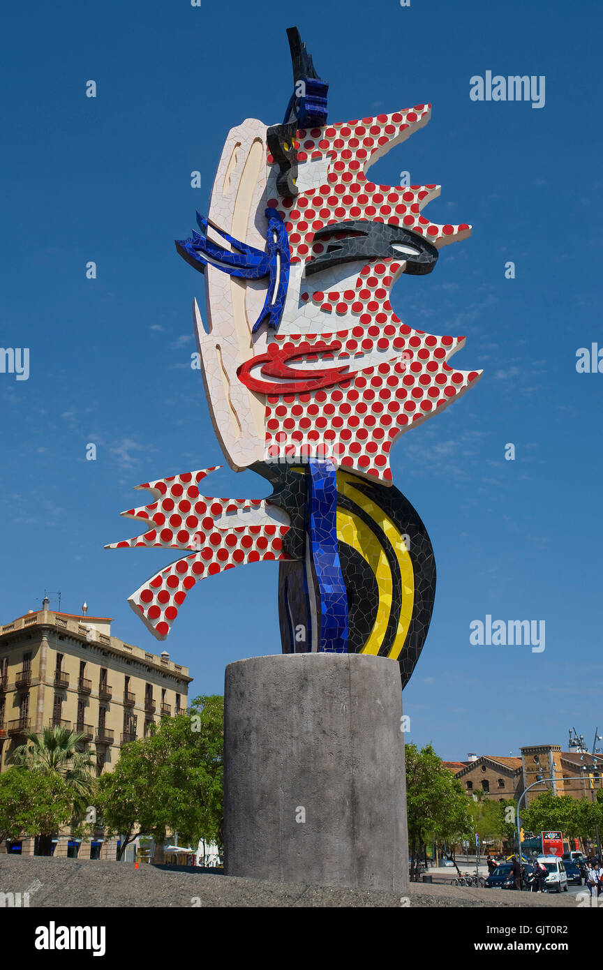art in barcelona Stock Photo Alamy