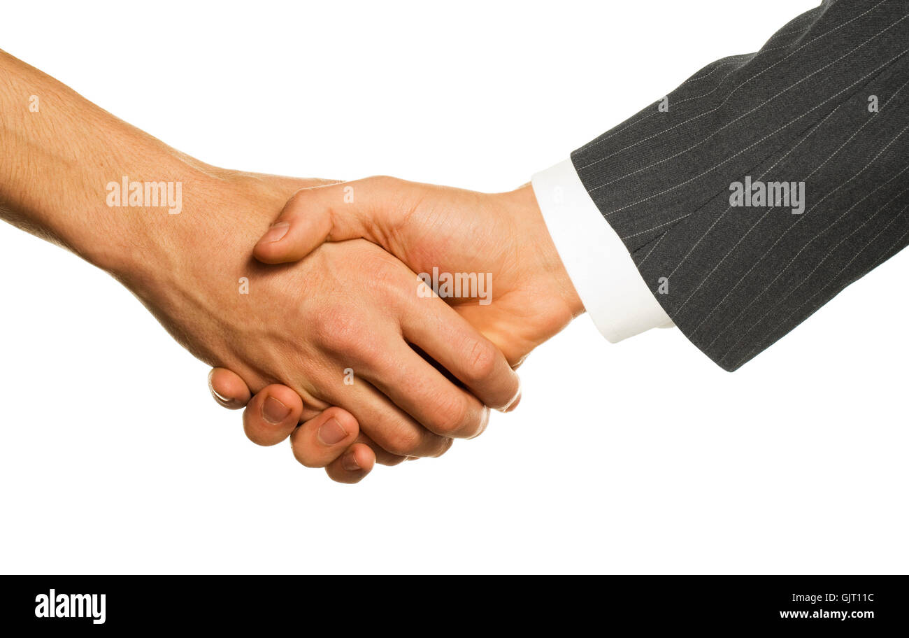Human hands handshake business hi-res stock photography and images - Alamy