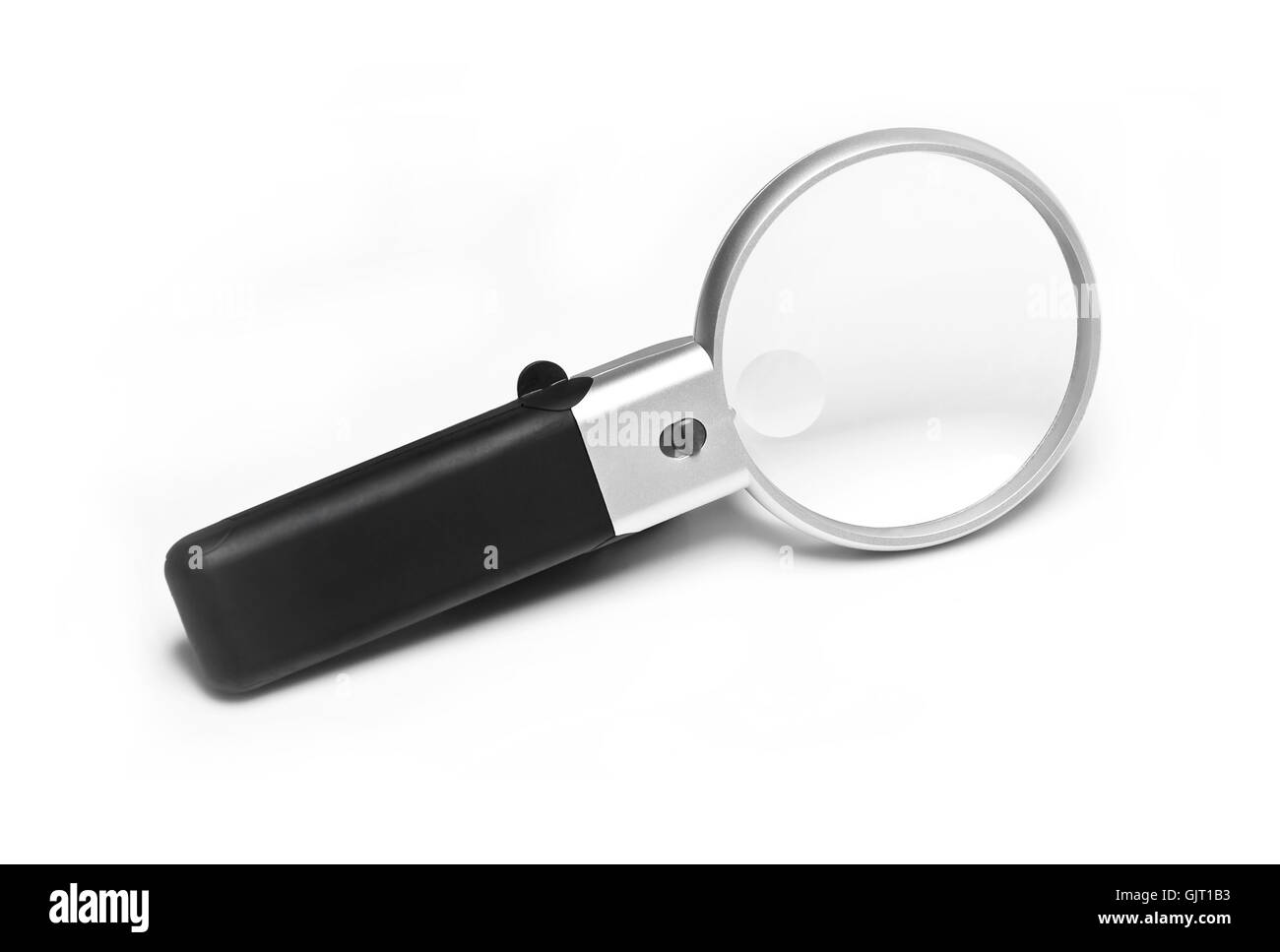 Magnifying glass Black and White Stock Photos & Images - Alamy